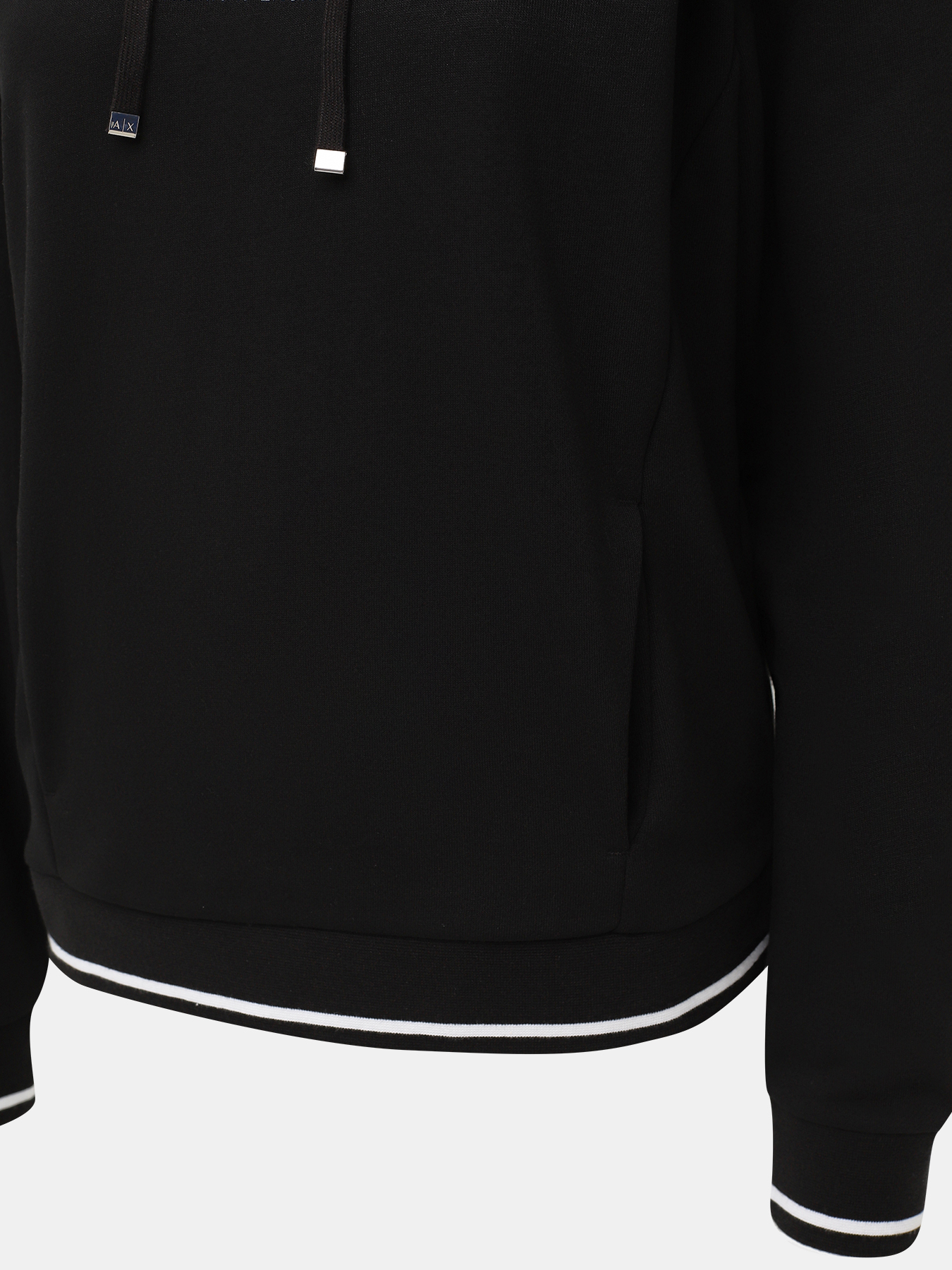 Худи Armani Exchange 394818-041, цвет черный, размер 40-42 - фото 2