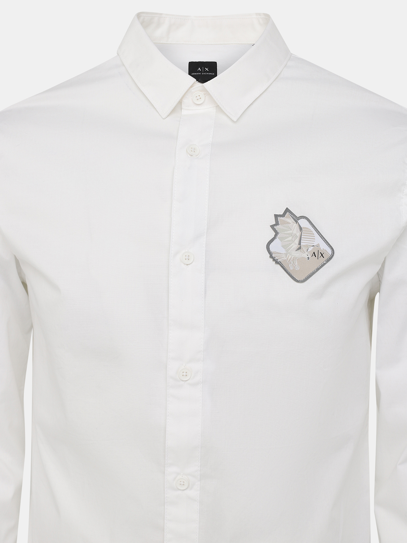 Рубашка Armani Exchange 395233-042, цвет белый, размер 46-48 - фото 2
