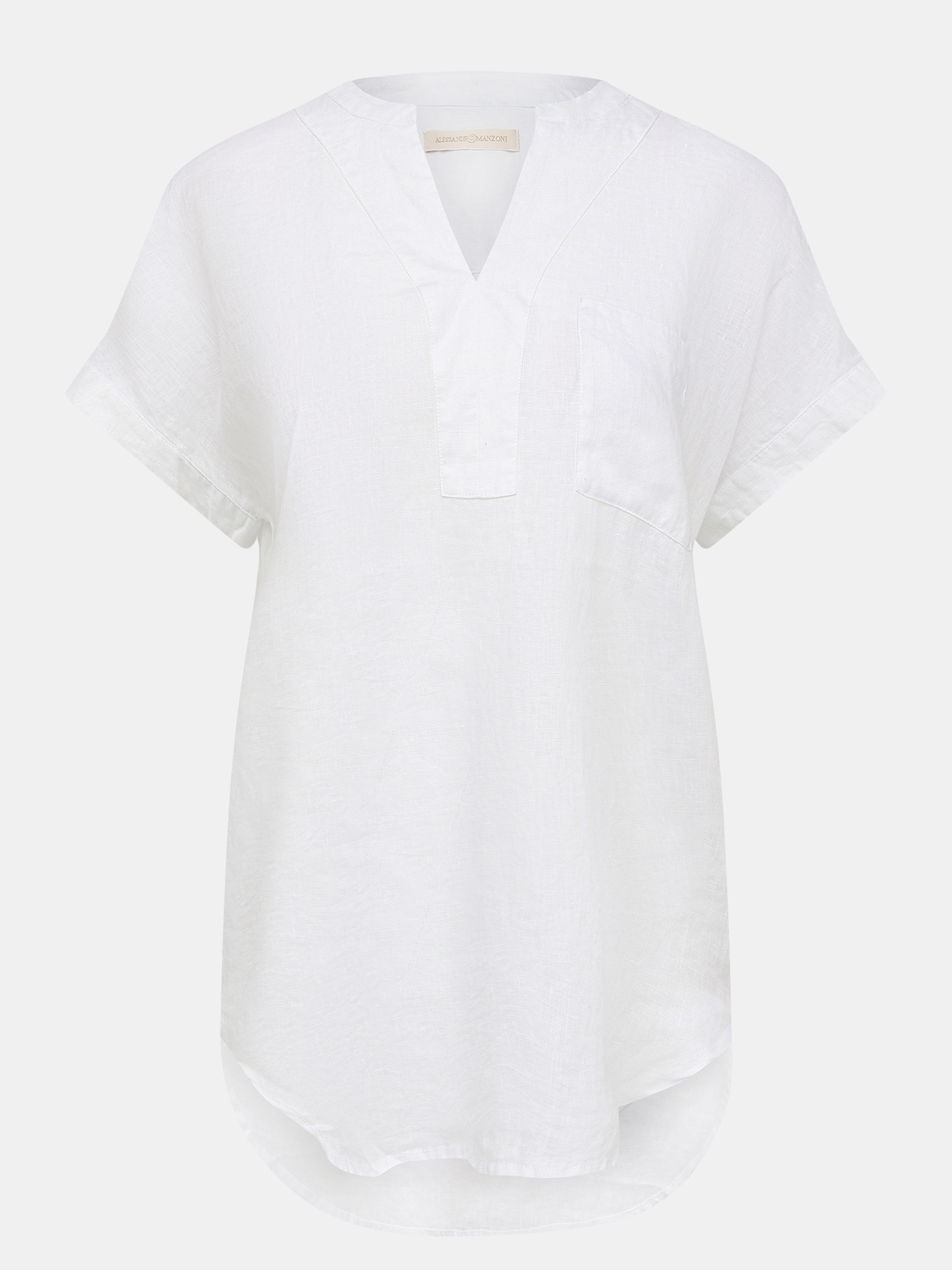 Блуза Alessandro Manzoni 395468-024, цвет белый, размер 48 - фото 1