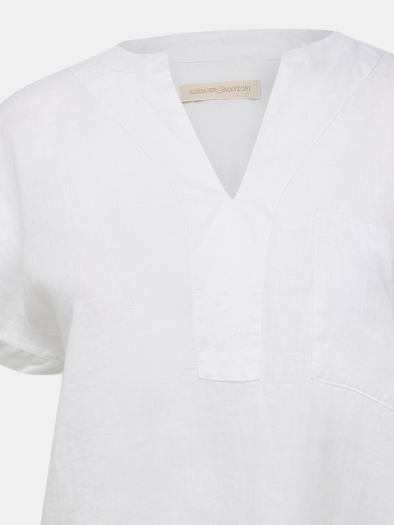 Блуза Alessandro Manzoni 395468-024, цвет белый, размер 48 - фото 3