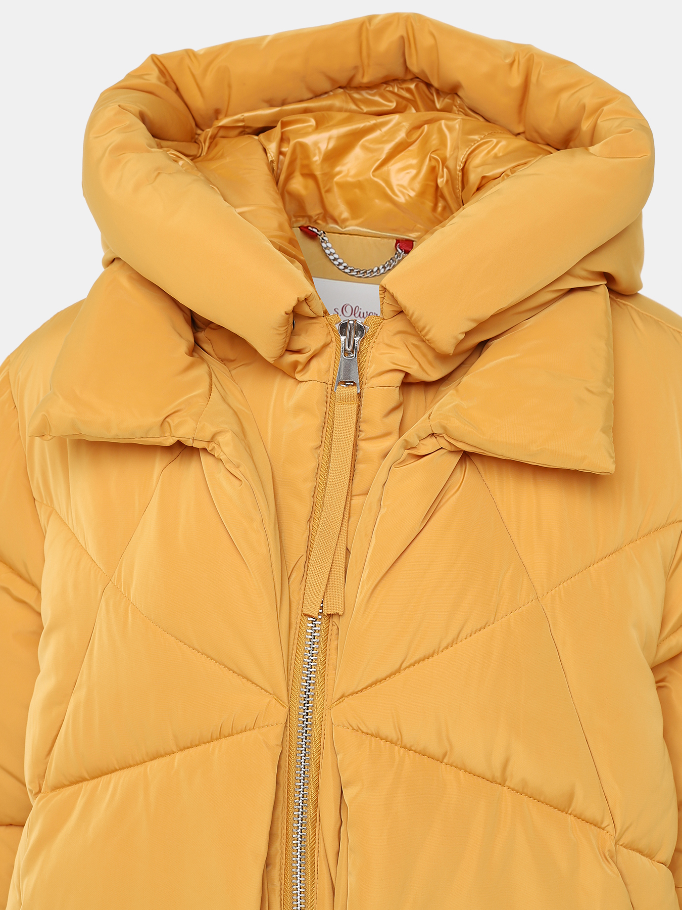 Удлиненная куртка s.Oliver 397349-042, цвет желтый, размер 42-44 - фото 4