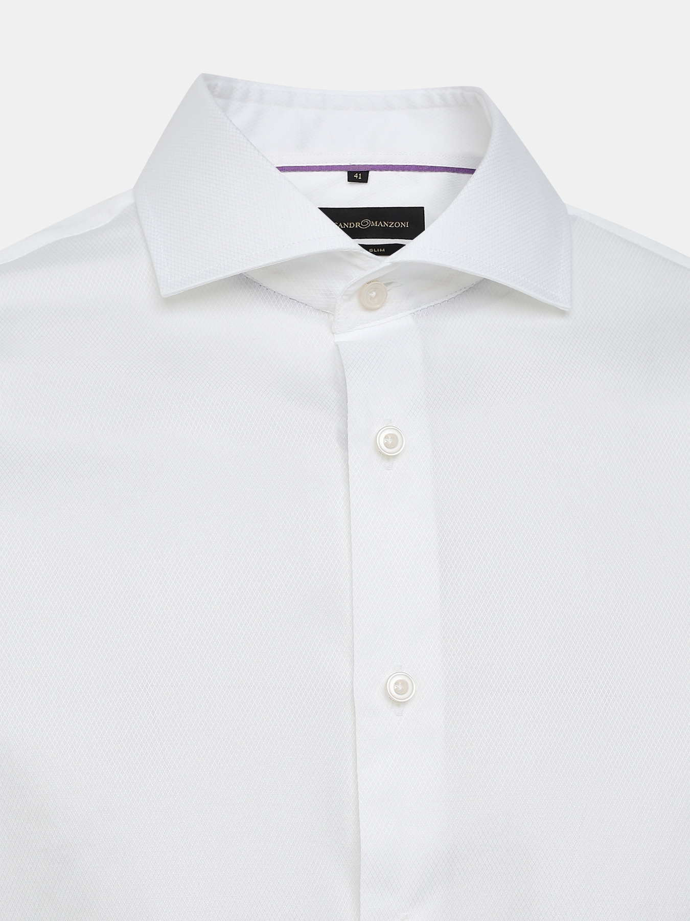Рубашка Alessandro Manzoni 398257-051, цвет белый, размер 56 - фото 2