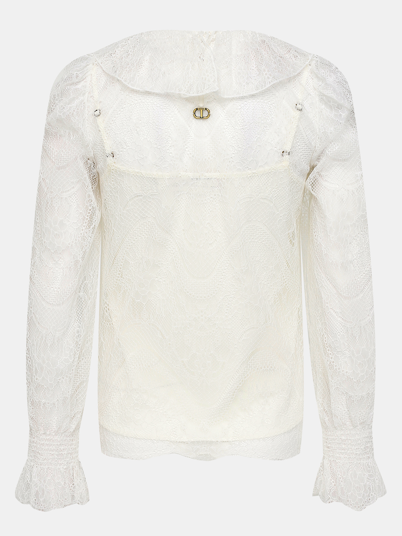 Блузка TWINSET 402029-020, цвет белый, размер 40 - фото 3