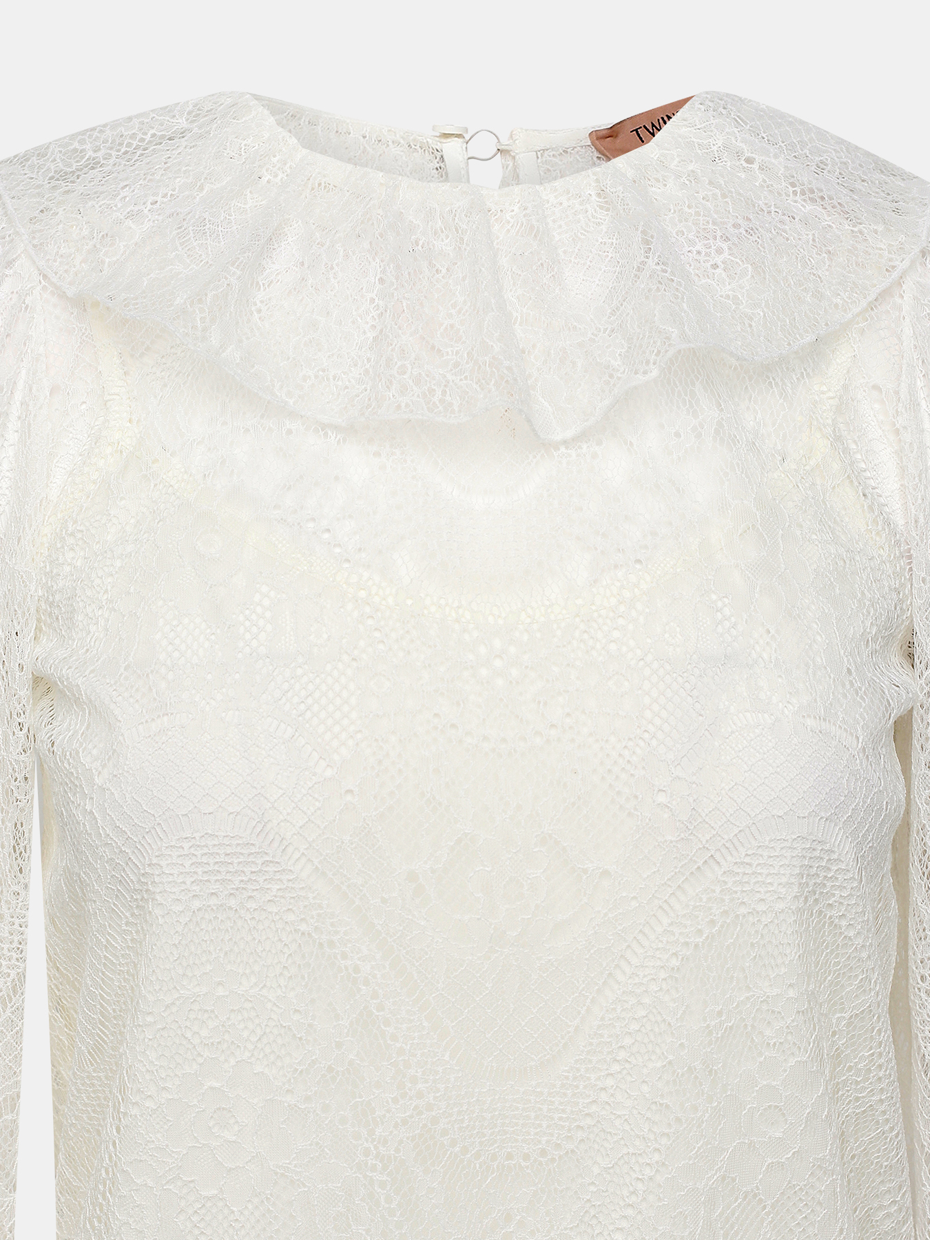 Блузка TWINSET 402029-020, цвет белый, размер 40 - фото 2