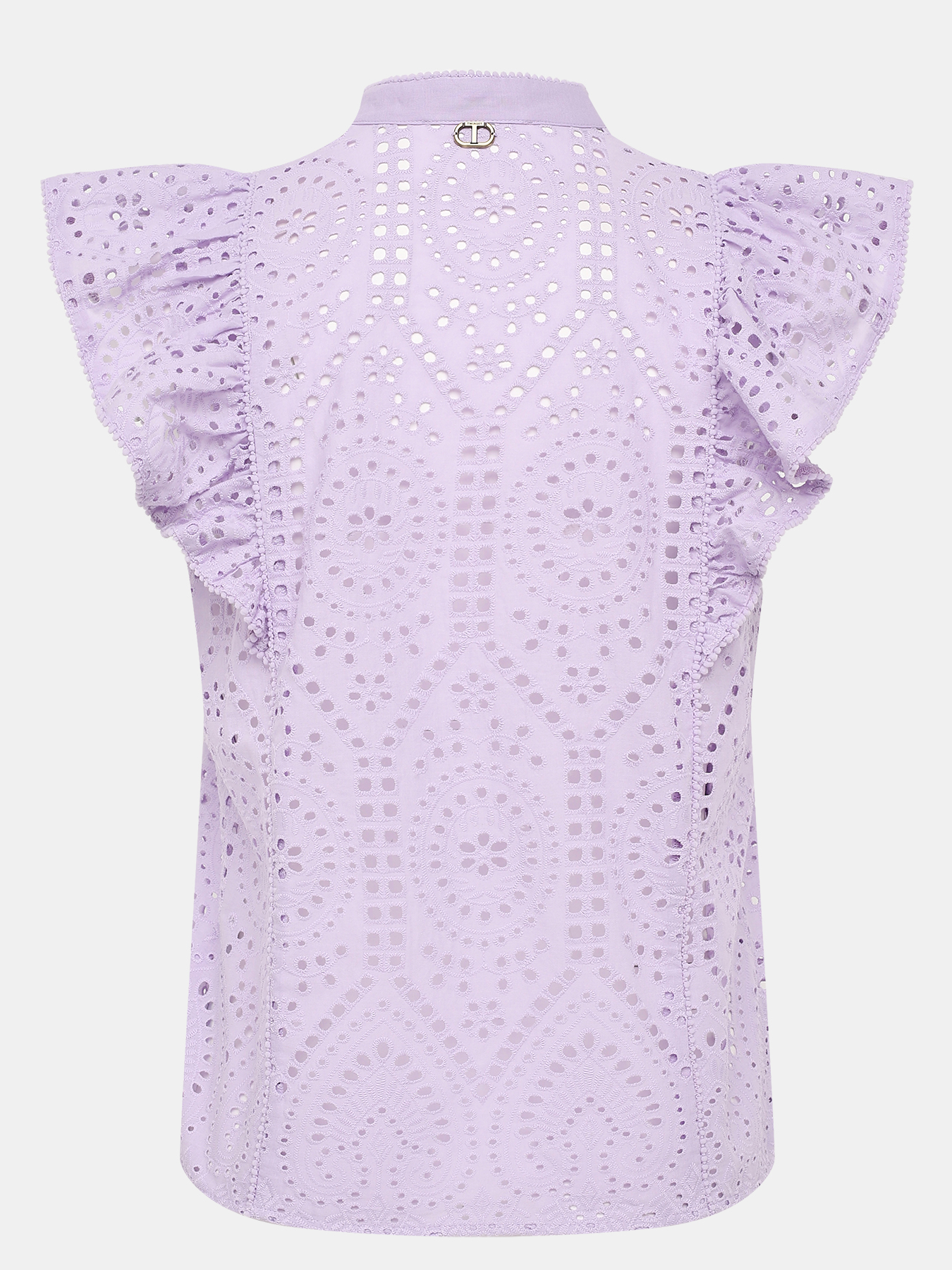 Блуза TWINSET 405047-020, цвет сиреневый, размер 40 - фото 2