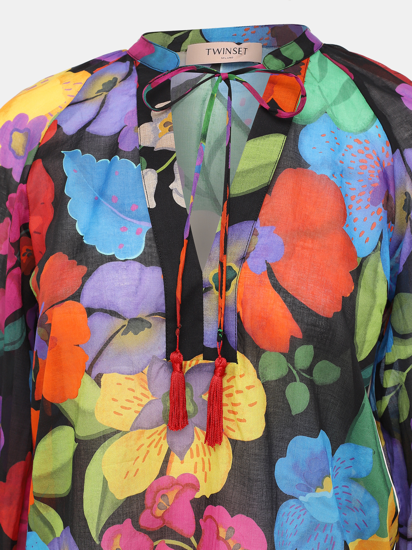 Блузка TWINSET 407931-020, цвет мультиколор, размер 40 - фото 3