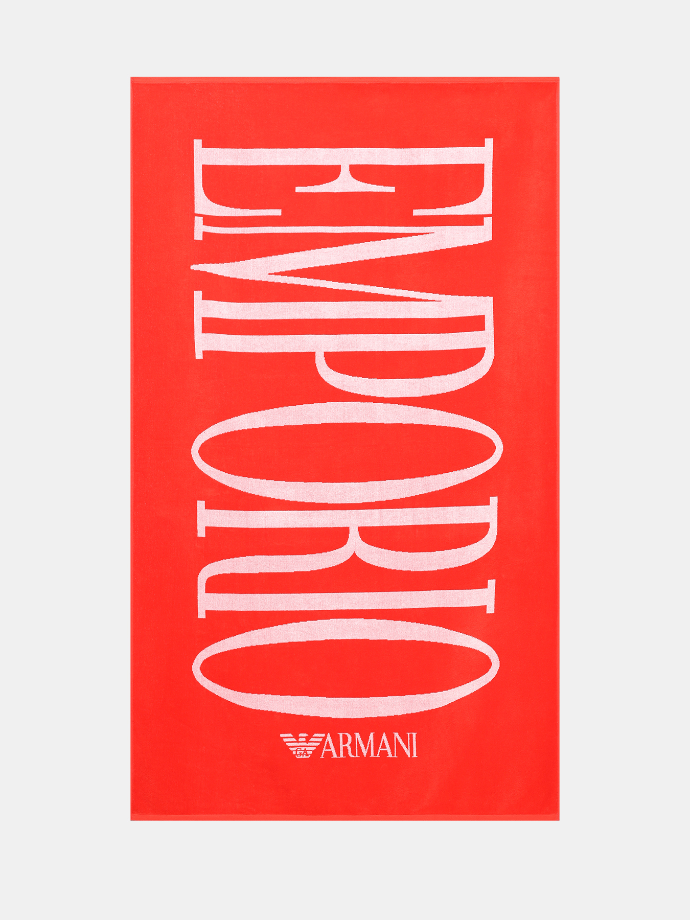 Полотенце Emporio Armani 409116-185, цвет красный, размер Б/Р - фото 1
