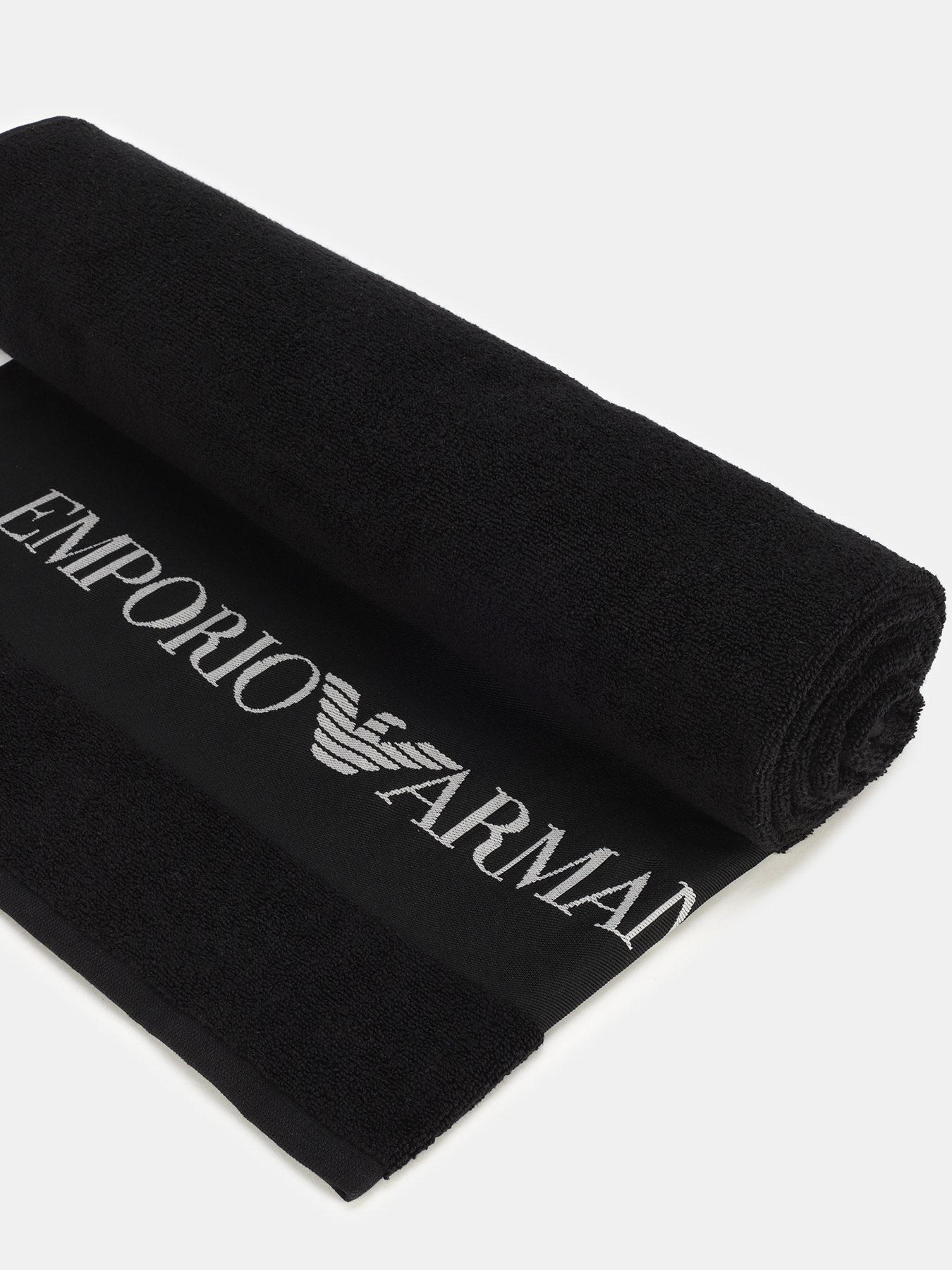 Полотенце Emporio Armani 409119-185, цвет черный, размер Б/Р - фото 2