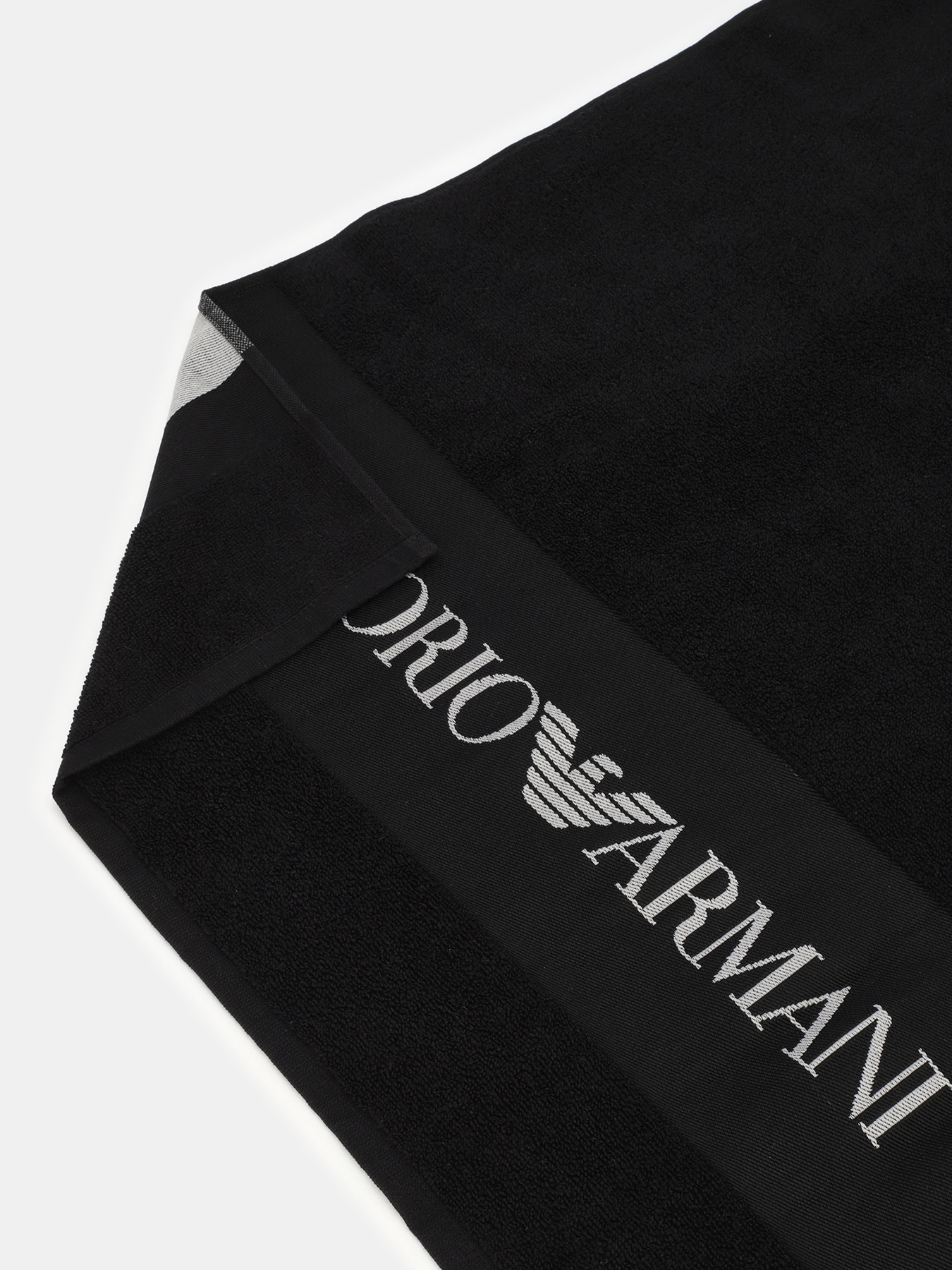 Полотенце Emporio Armani 409119-185, цвет черный, размер Б/Р - фото 3