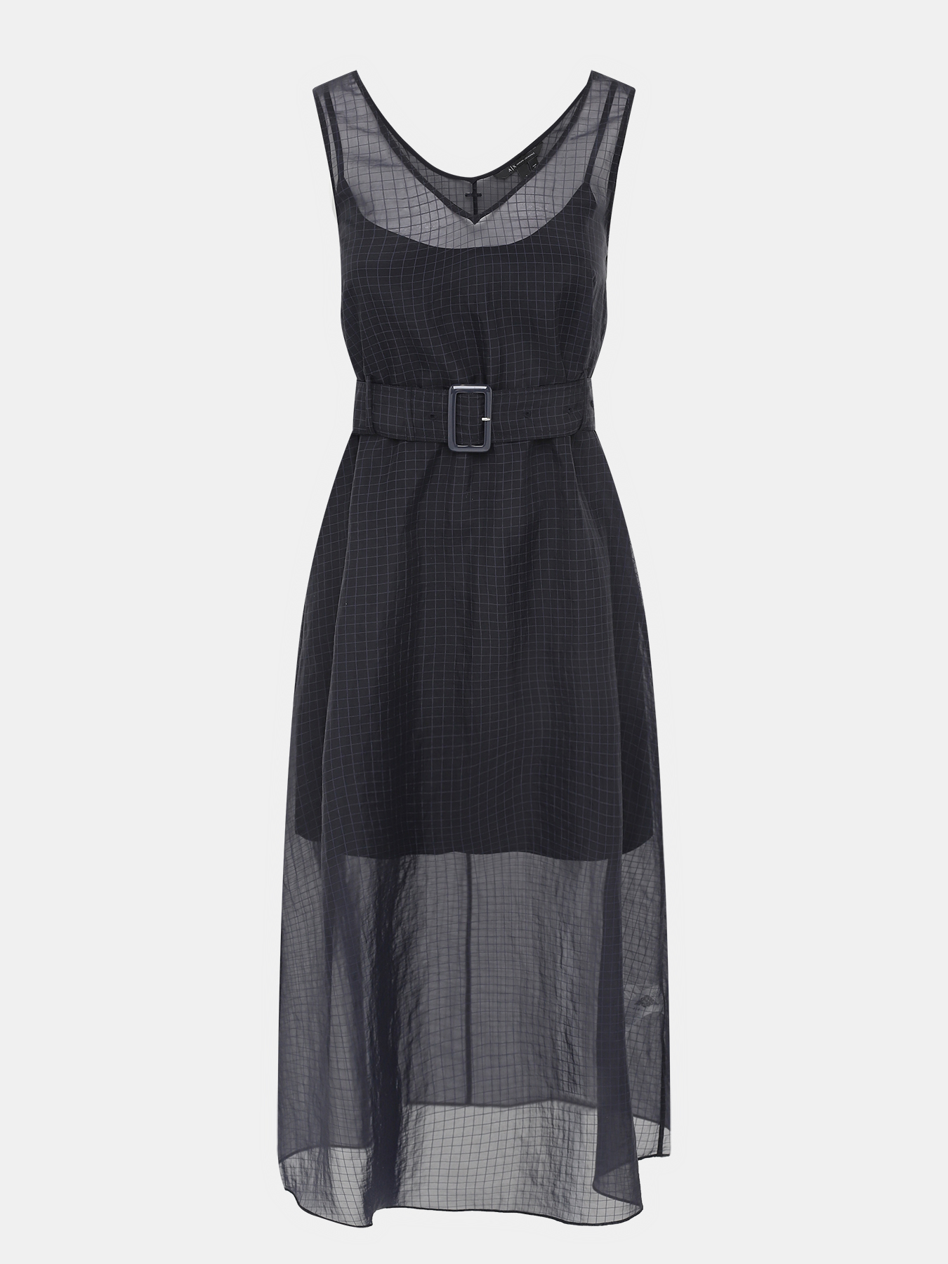 Платье Armani Exchange. Цвет темно-синий