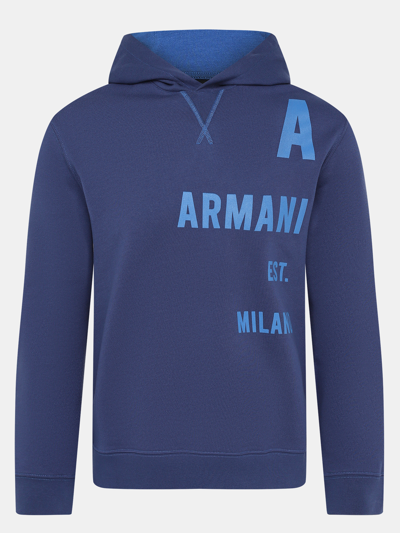 Худи Armani Exchange 409809-044, цвет темно-синий, размер 50-52 - фото 1