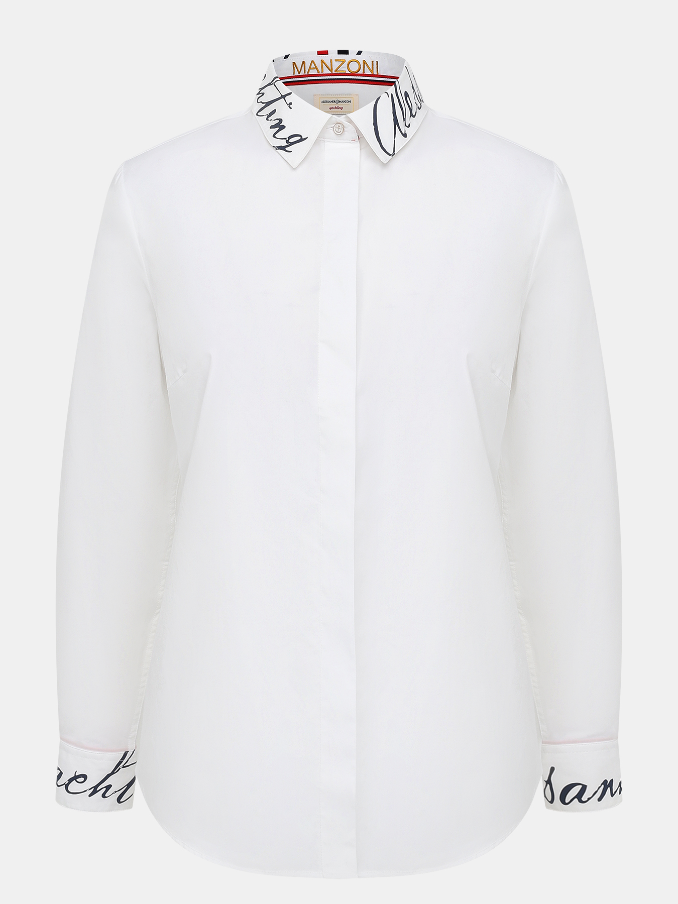 Блузка Alessandro Manzoni Yachting 413242-023, цвет белый, размер 46 - фото 1