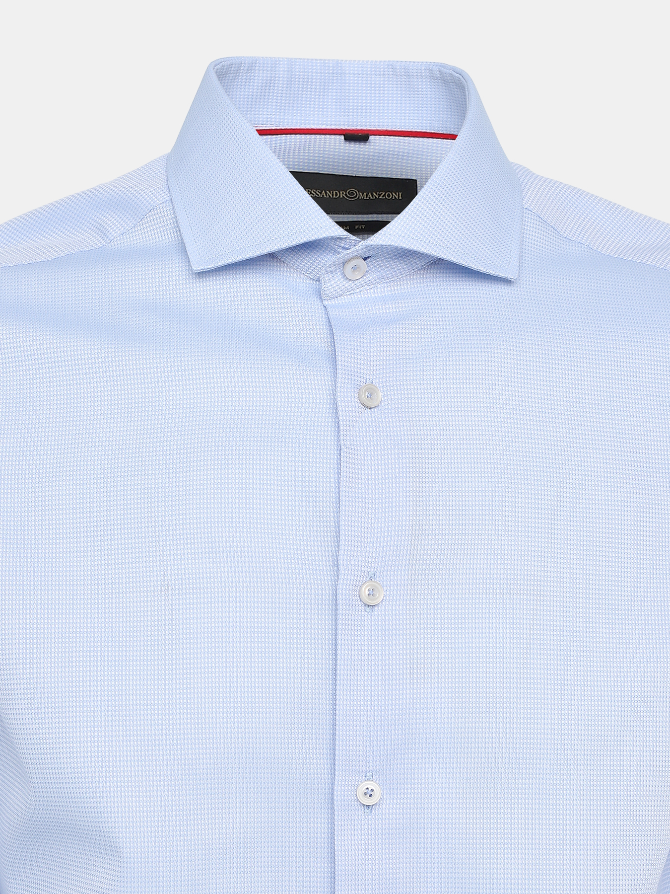 Рубашка Alessandro Manzoni 413829-051, цвет голубой, размер 56 - фото 4