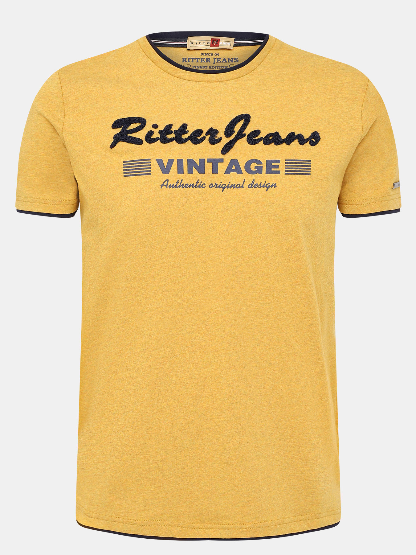 Футболка Ritter Jeans 413972-027, цвет желтый, размер 52 - фото 1