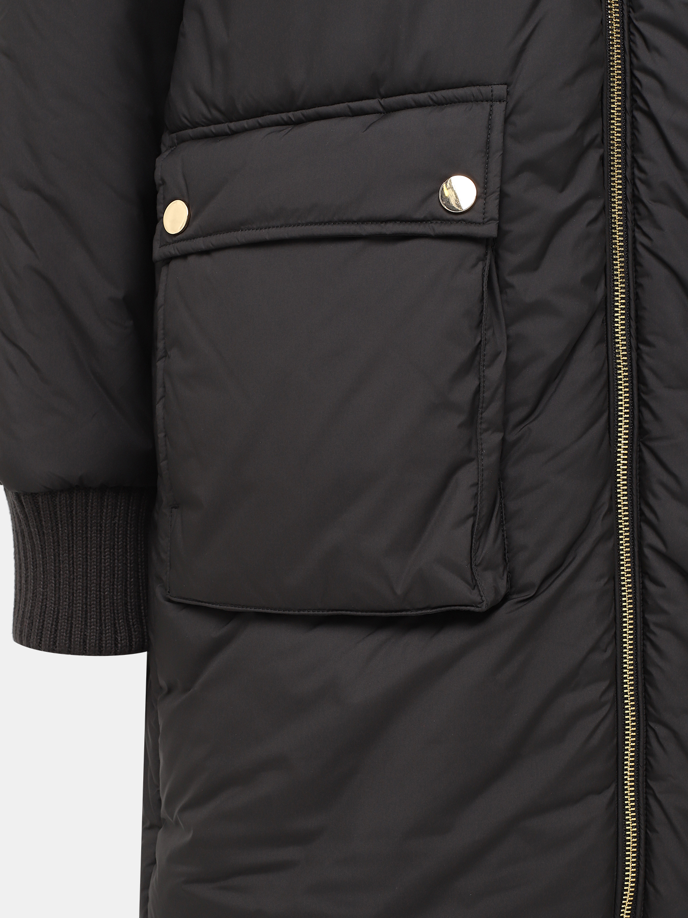Пальто Twin Set U&B 415849-041, цвет черный, размер 40-42 - фото 3