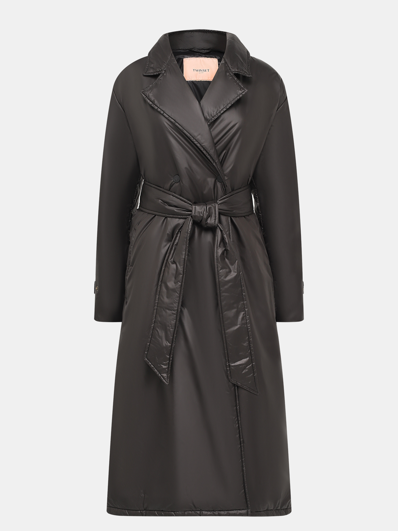 Пальто TWINSET 416448-022, цвет черный, размер 44 - фото 1
