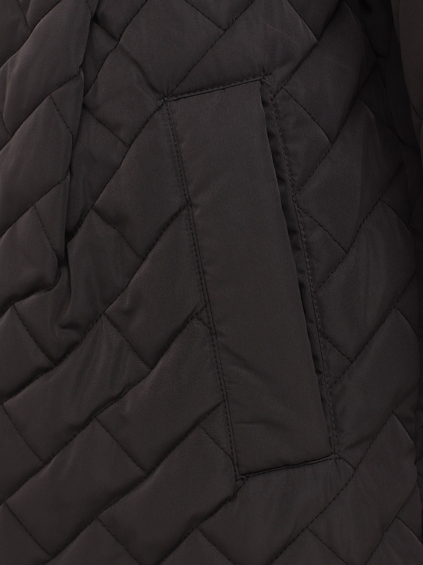Пальто зимнее TWINSET 416452-022, цвет черный, размер 44 - фото 7