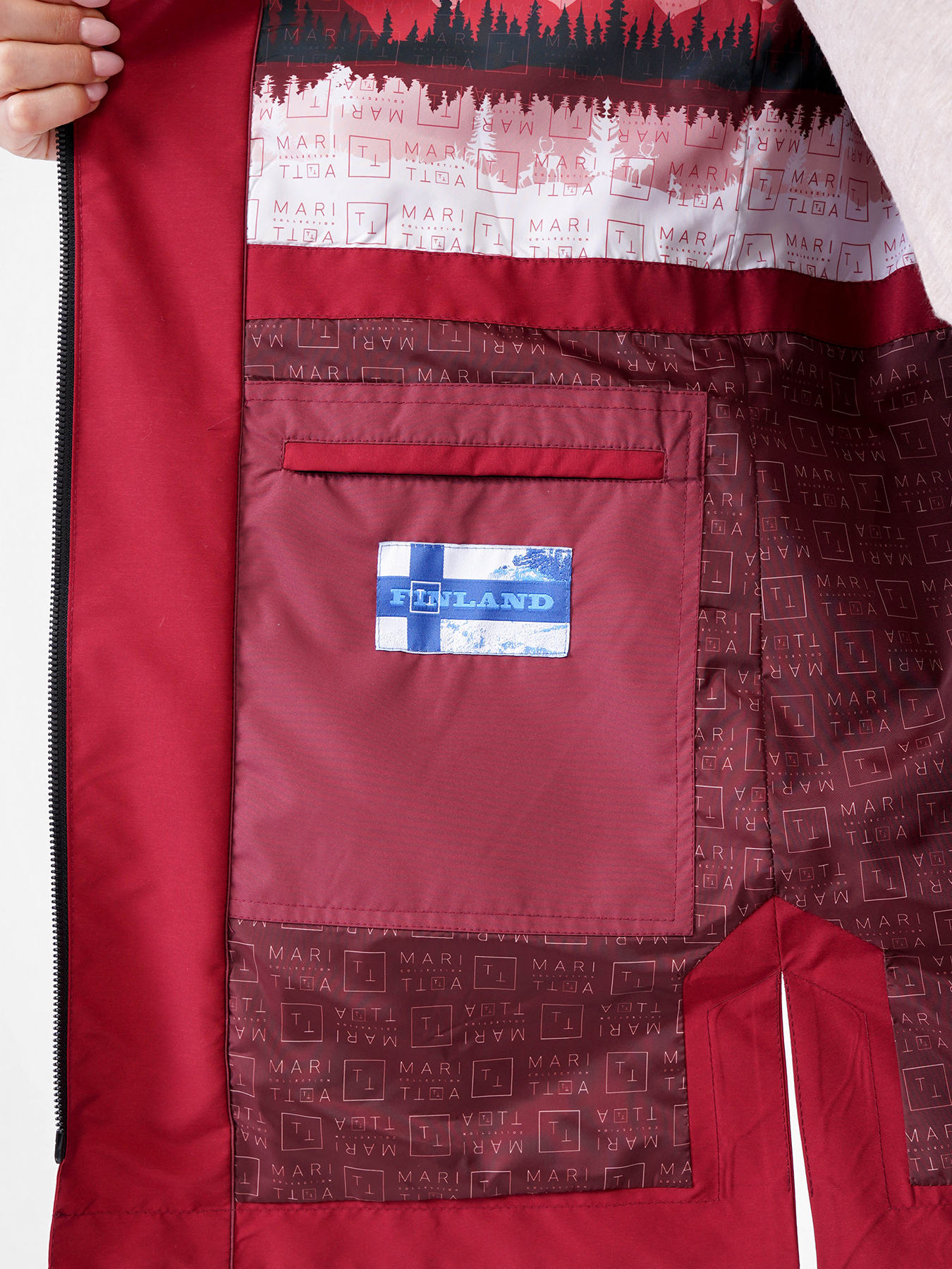 Куртка Maritta 418358-021, цвет красный, размер 46 - фото 4