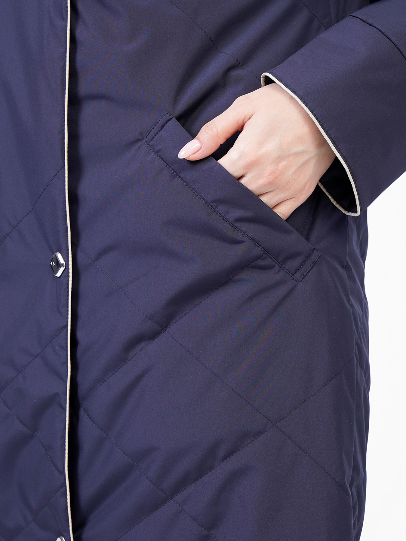 Пальто Maritta 418364-021, цвет темно-синий, размер 46 - фото 5