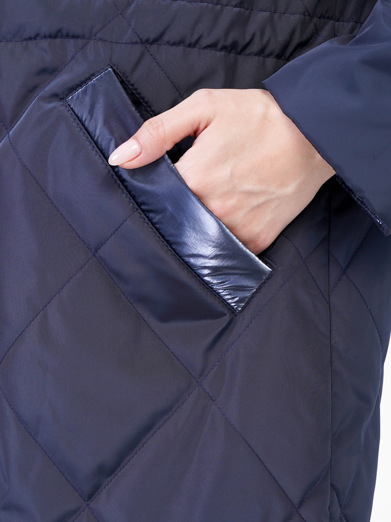 Пальто Maritta 418365-023, цвет темно-синий, размер 50 - фото 6