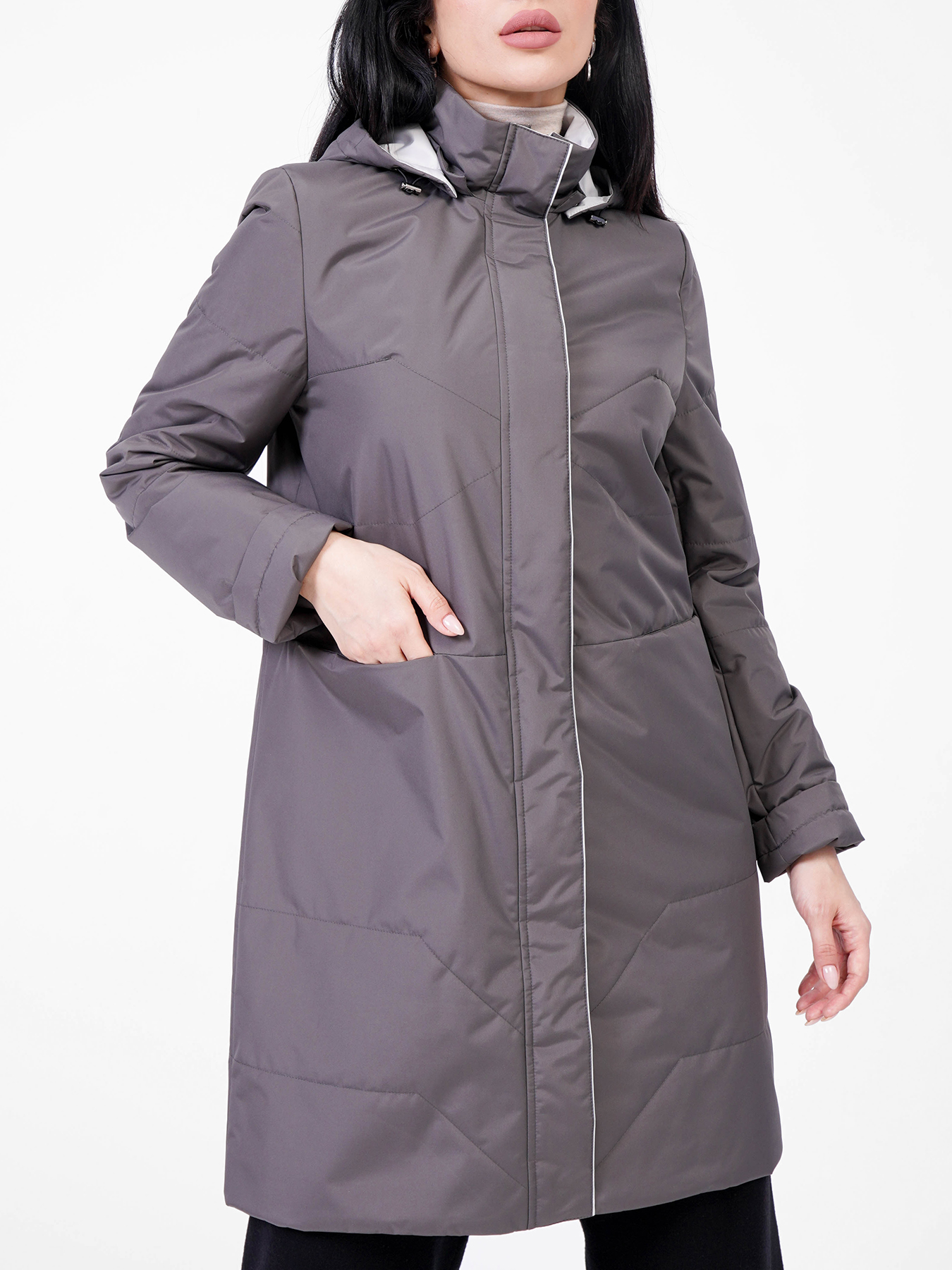 Пальто Maritta 418373-020, цвет темно-серый, размер 44 - фото 1