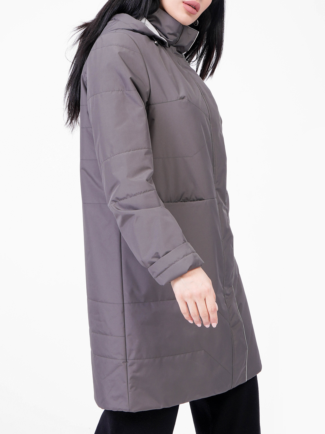 Пальто Maritta 418373-024, цвет темно-серый, размер 52 - фото 3