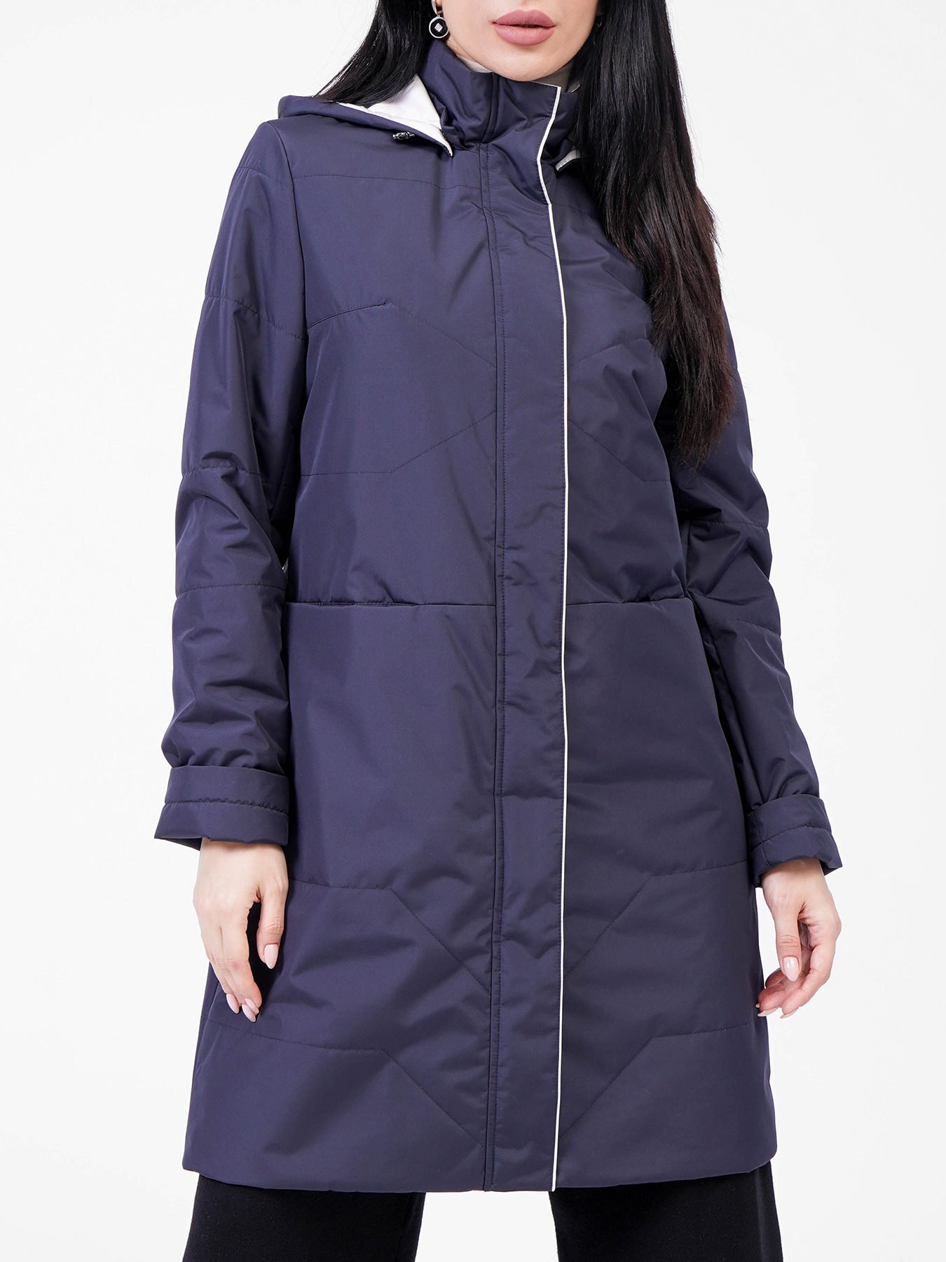 Пальто Maritta 418374-022, цвет темно-синий, размер 48 - фото 1