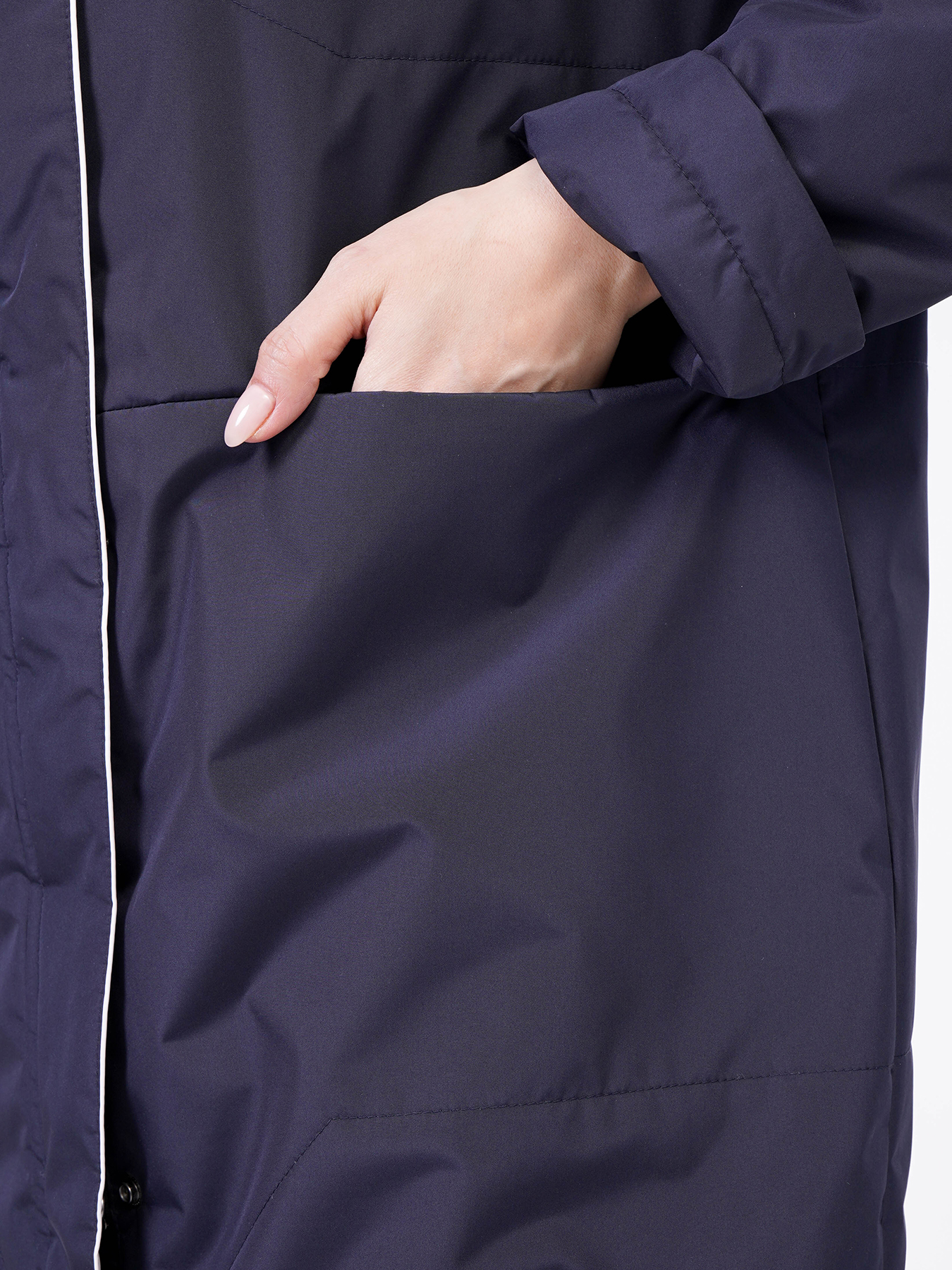 Пальто Maritta 418374-021, цвет темно-синий, размер 46 - фото 7