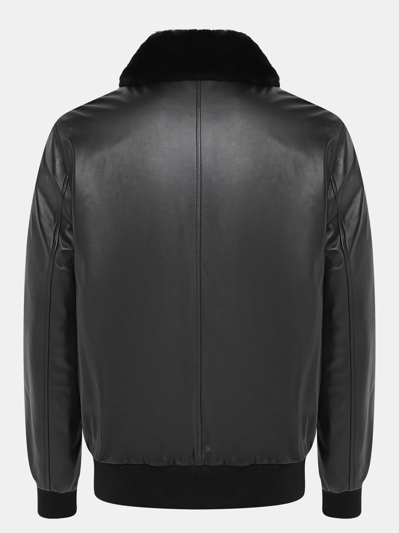 Кожаная куртка Alessandro Manzoni Yachting 418921-025, цвет черный, размер 48 - фото 5