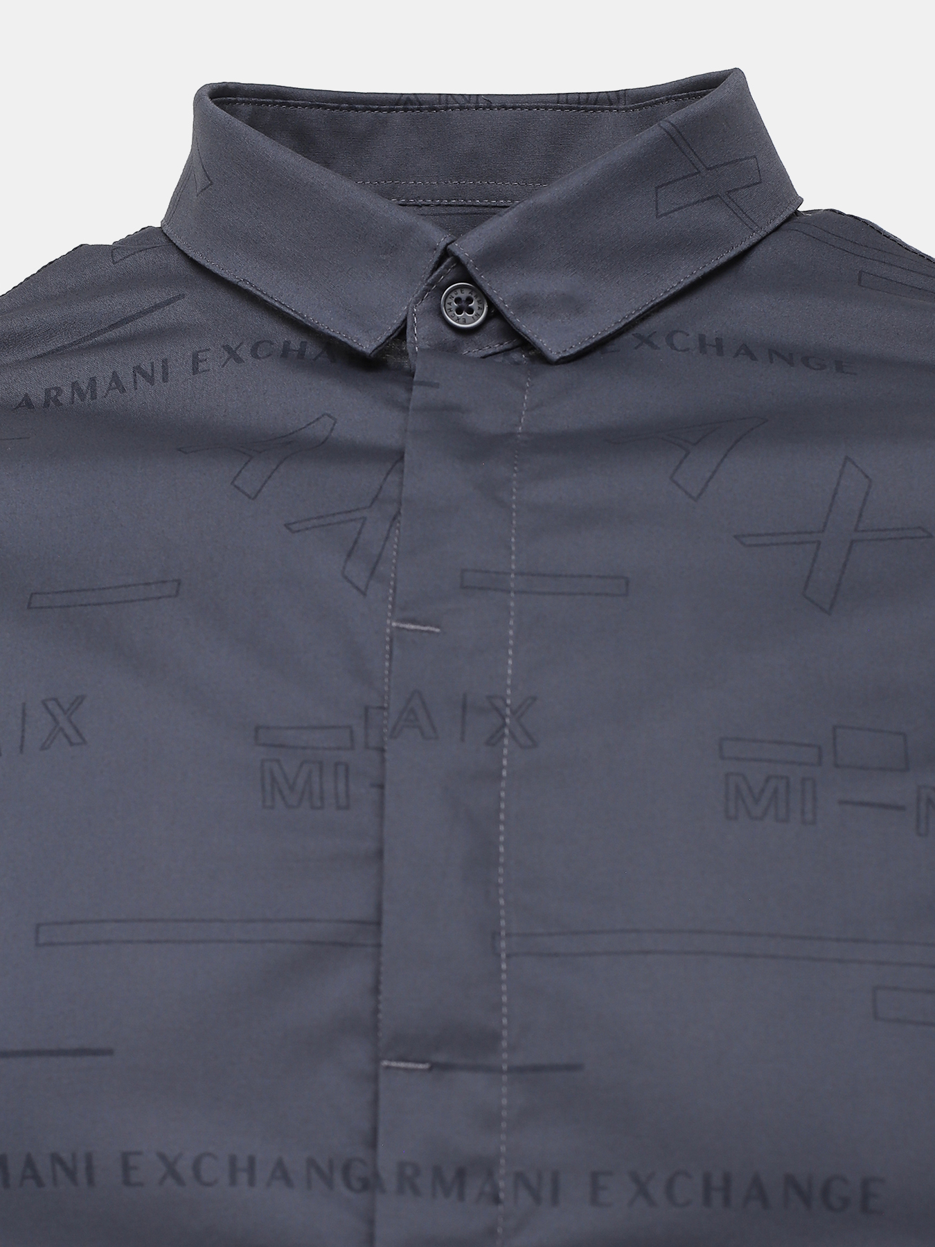 Рубашка Armani Exchange 422270-043, цвет темно-синий, размер 48-50 - фото 3