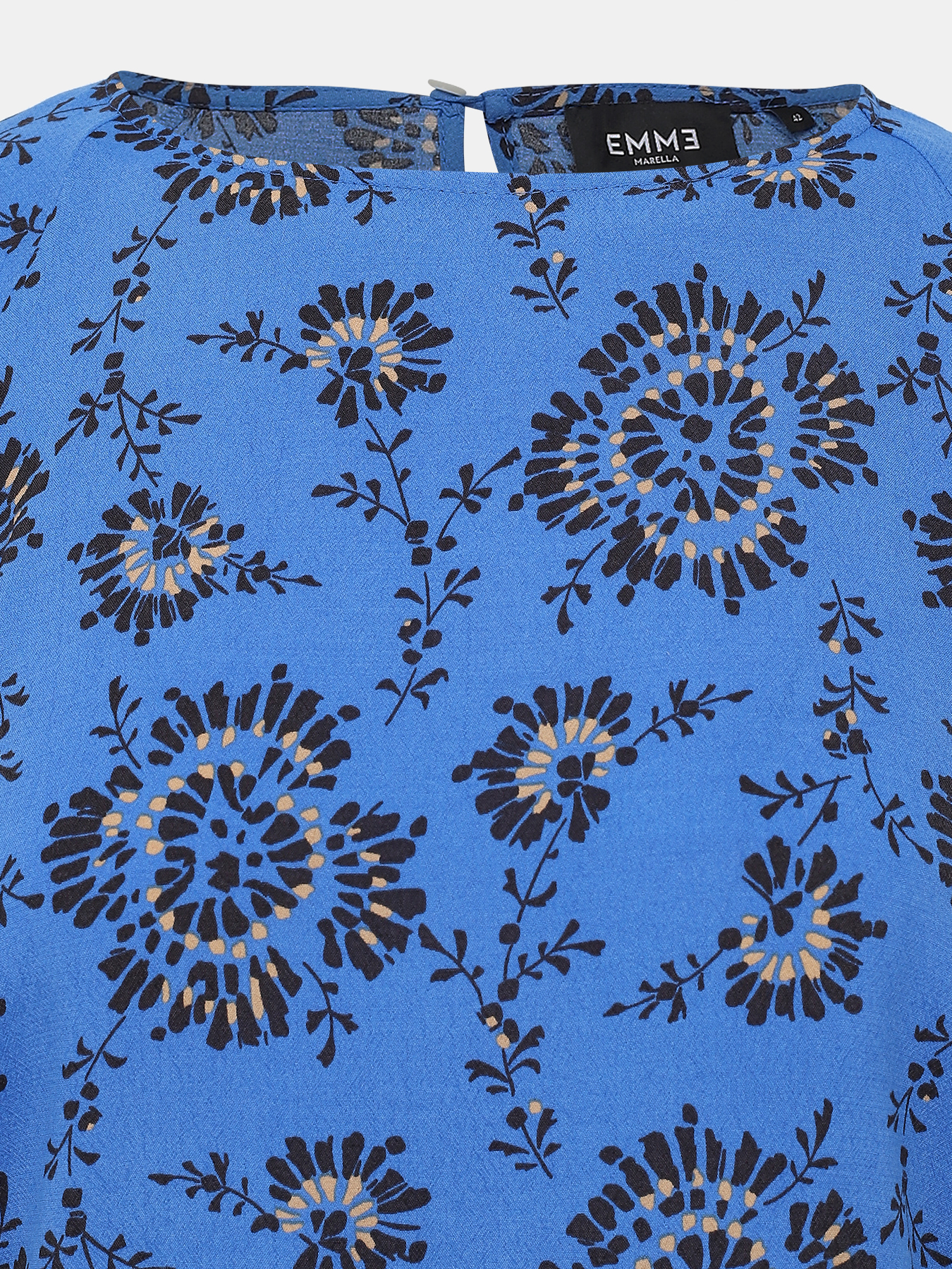 Блузка Emme Marella 422845-023, цвет синий, размер 46 - фото 3
