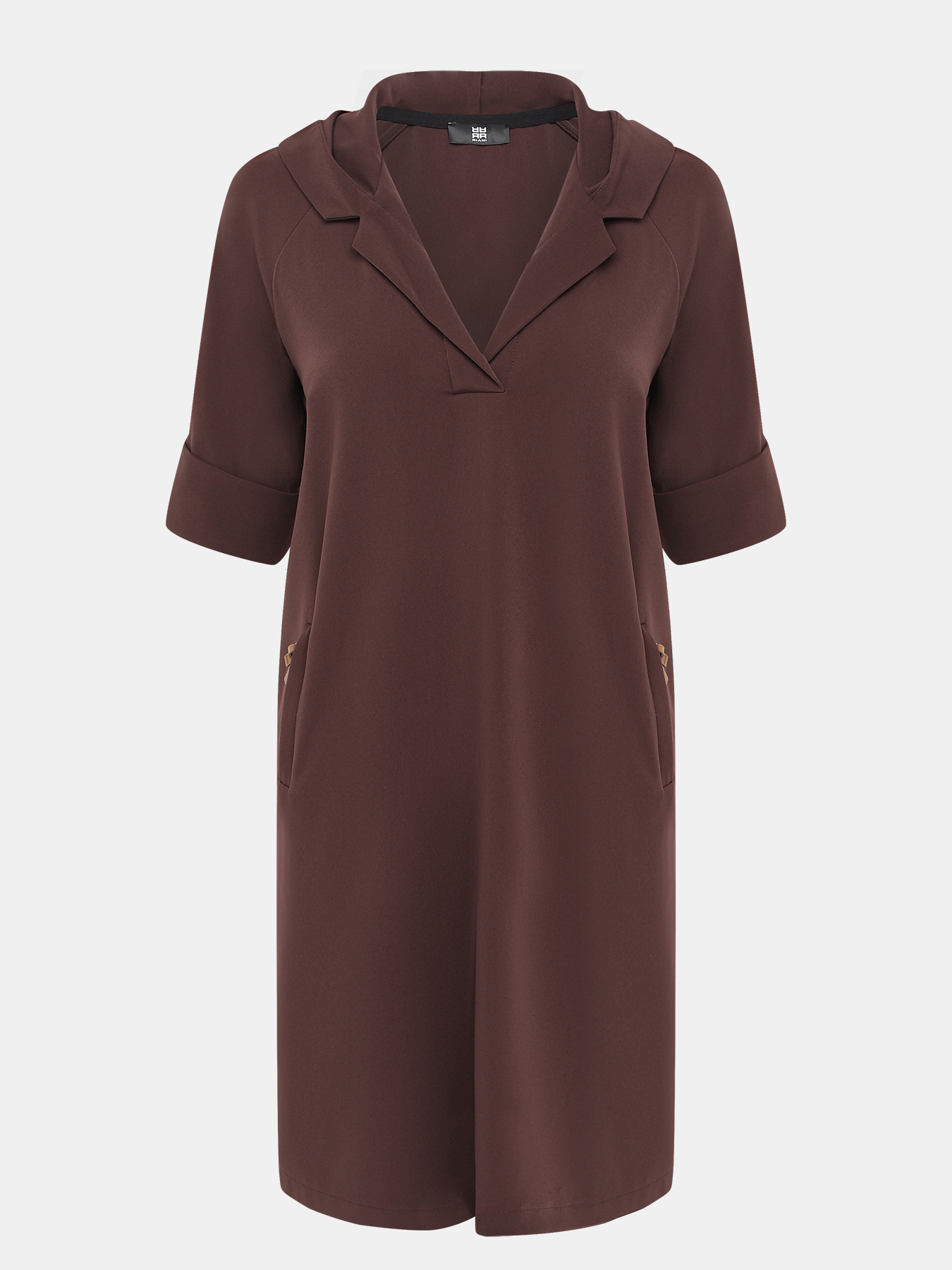 Платье Riani 425059-022, цвет коричневый, размер 48 - фото 1
