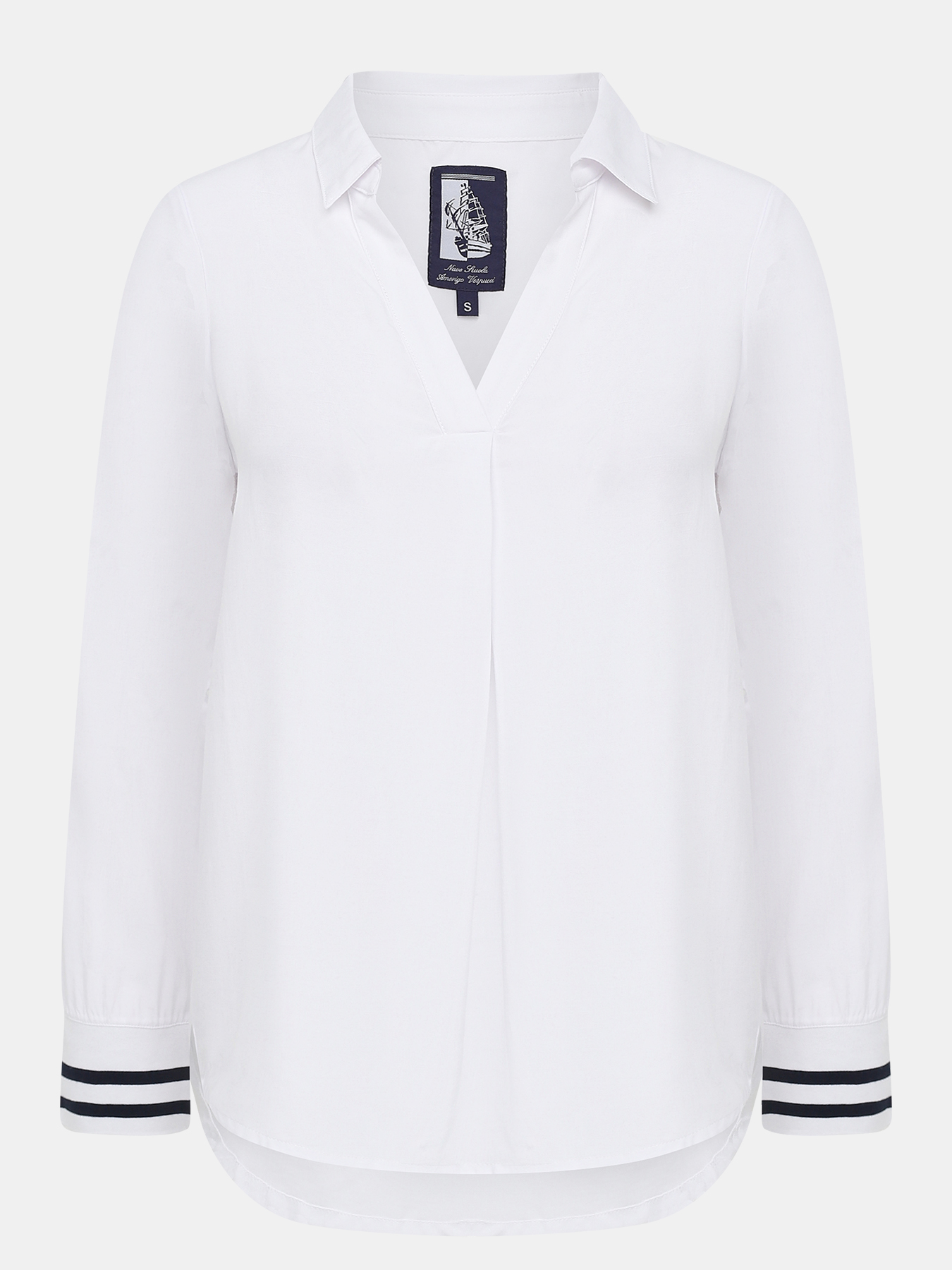 Блузка Marina Militare 427109-043, цвет белый, размер 44-46