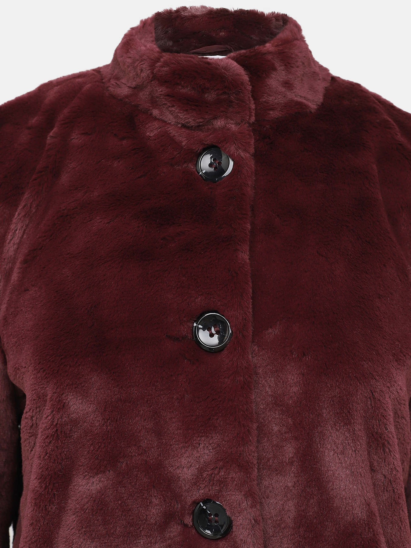 Полушубок Gerry Weber 427703-021, цвет бордовый, размер 46 - фото 2