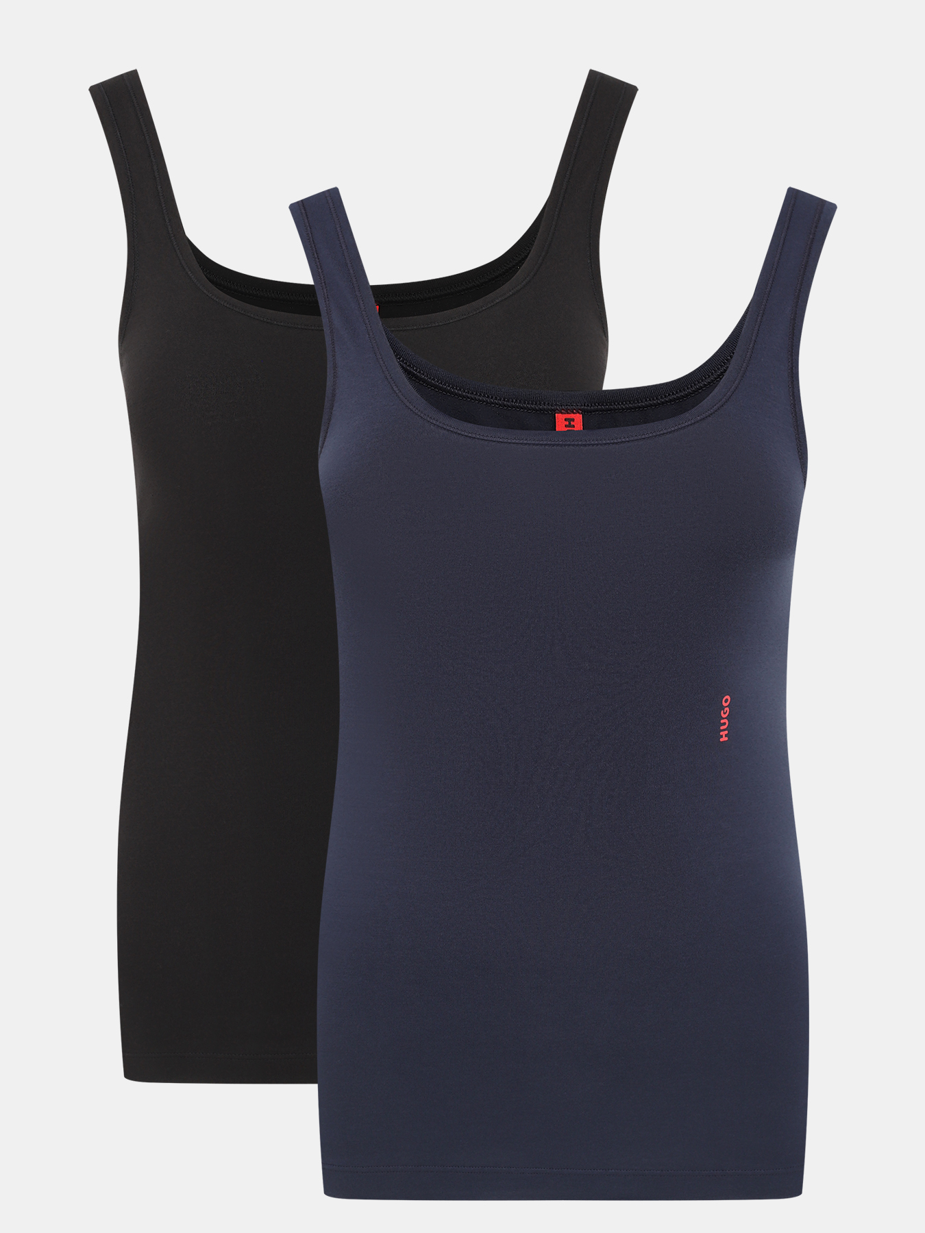 Майка Twin vest (2 шт) HUGO 427829-042, цвет мультиколор, размер 42-44 Майка Twin vest (2 шт) - фото 1