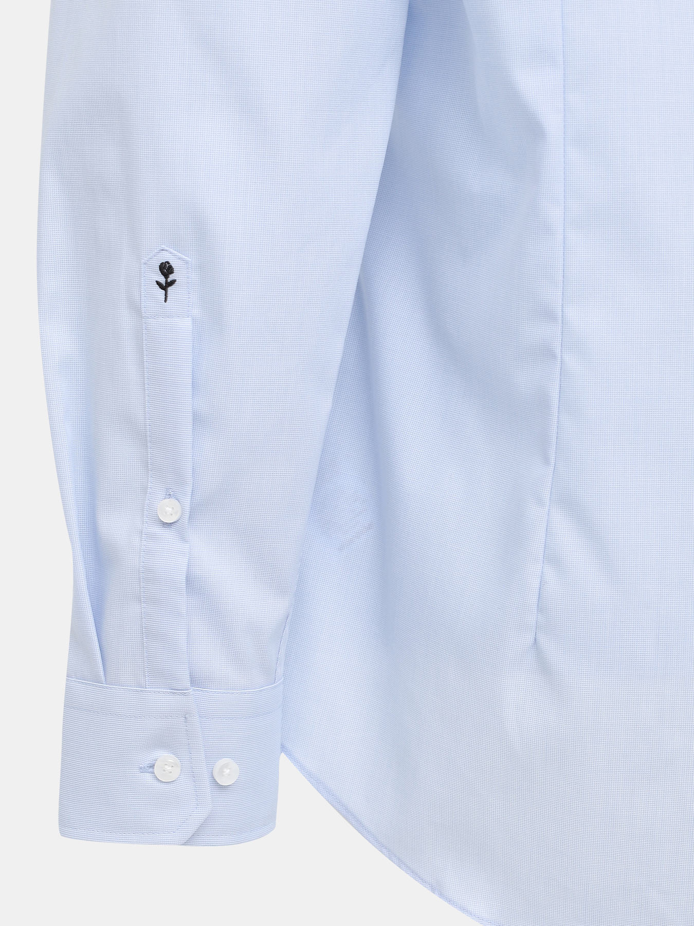 Хлопковая рубашка Seidensticker 429272-021, цвет голубой, размер 50 - фото 4