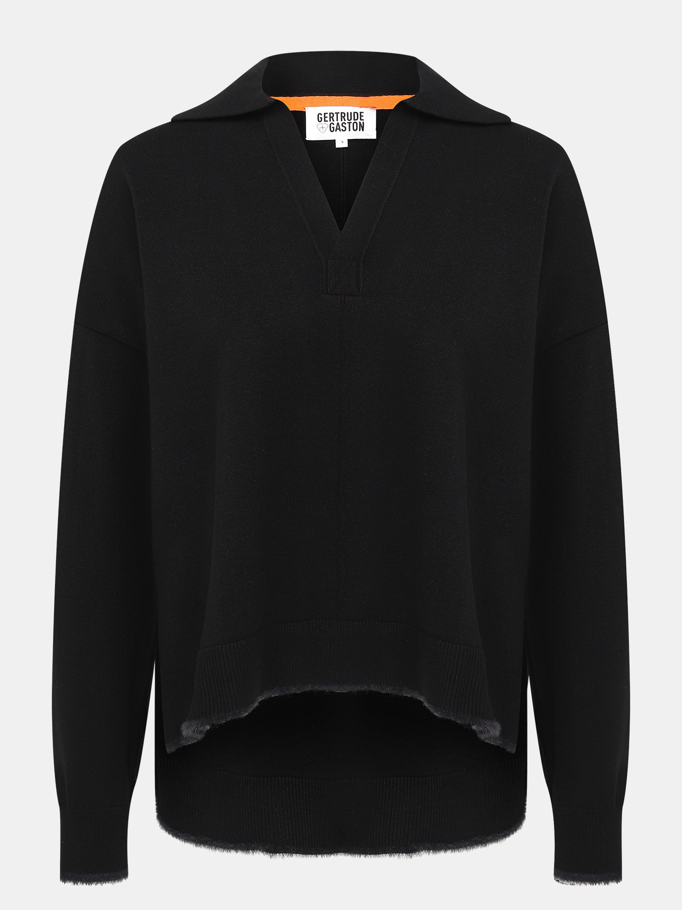 Пуловер Gertrude+Gaston 429302-044, цвет черный, размер 46-48