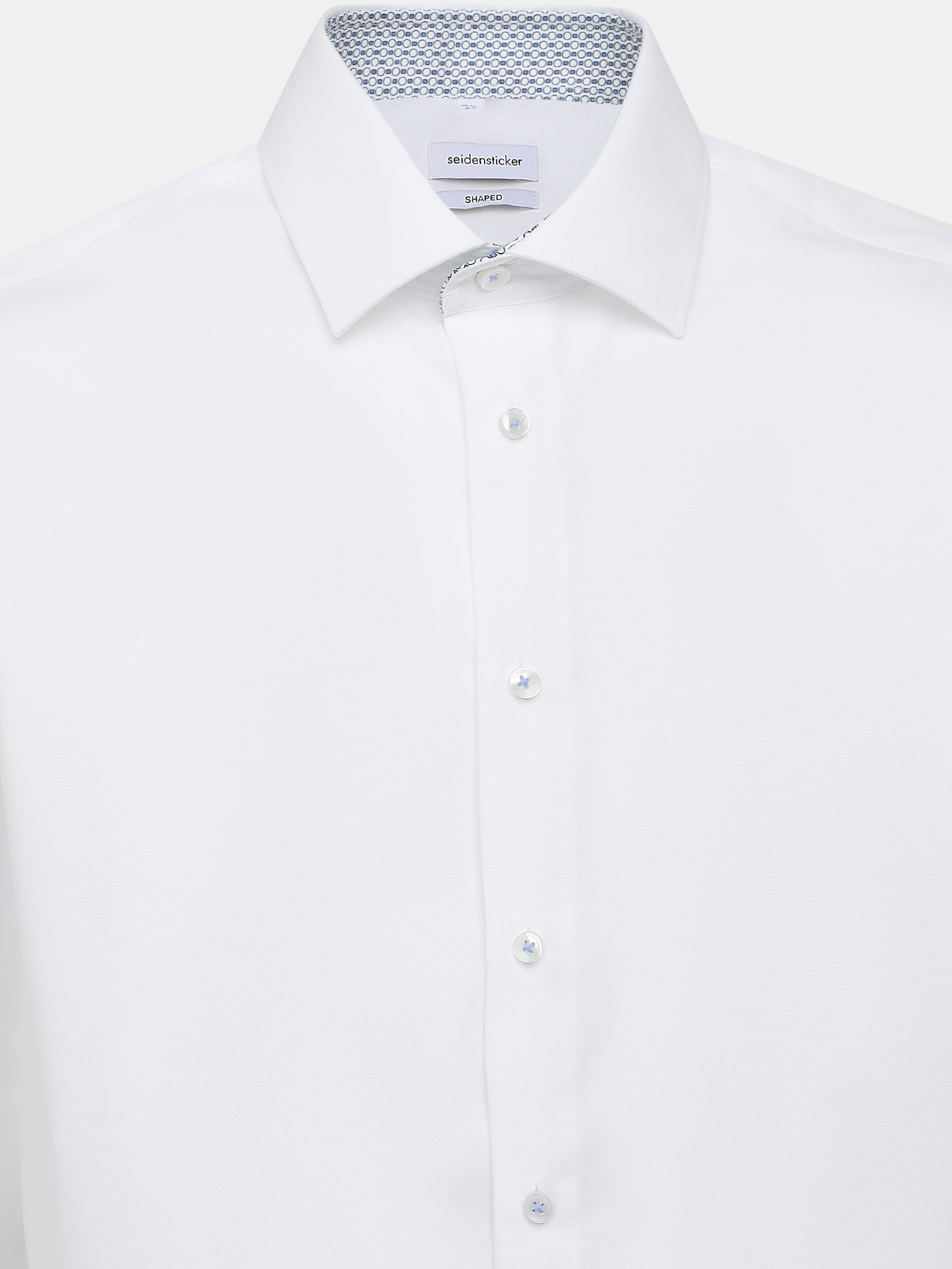 Рубашка Seidensticker 430113-021, цвет белый, размер 50 - фото 4