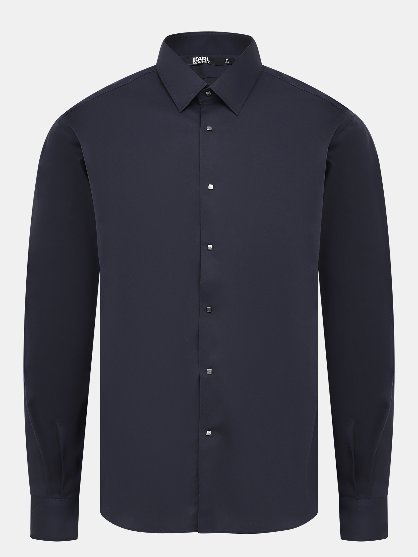 Рубашка Karl Lagerfeld 431011-049, цвет темно-синий, размер 48 - фото 1