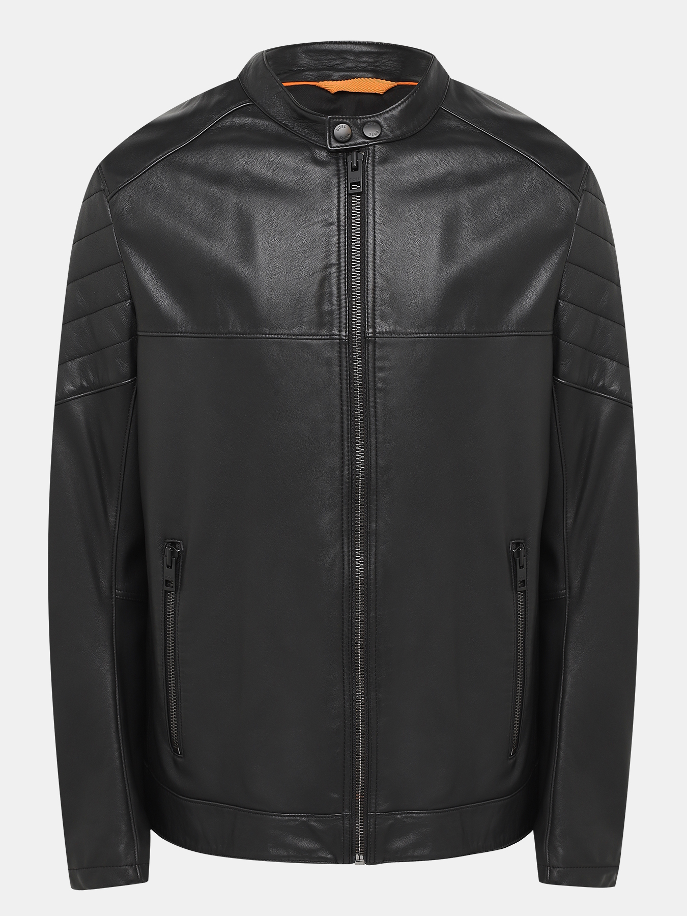 Кожаная куртка Joset BOSS 432916-029, цвет черный, размер 56