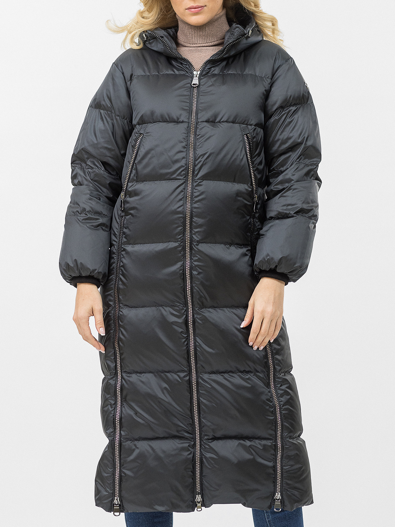 Пальто зимнее AVI 433515-021, цвет черный, размер 46 - фото 1