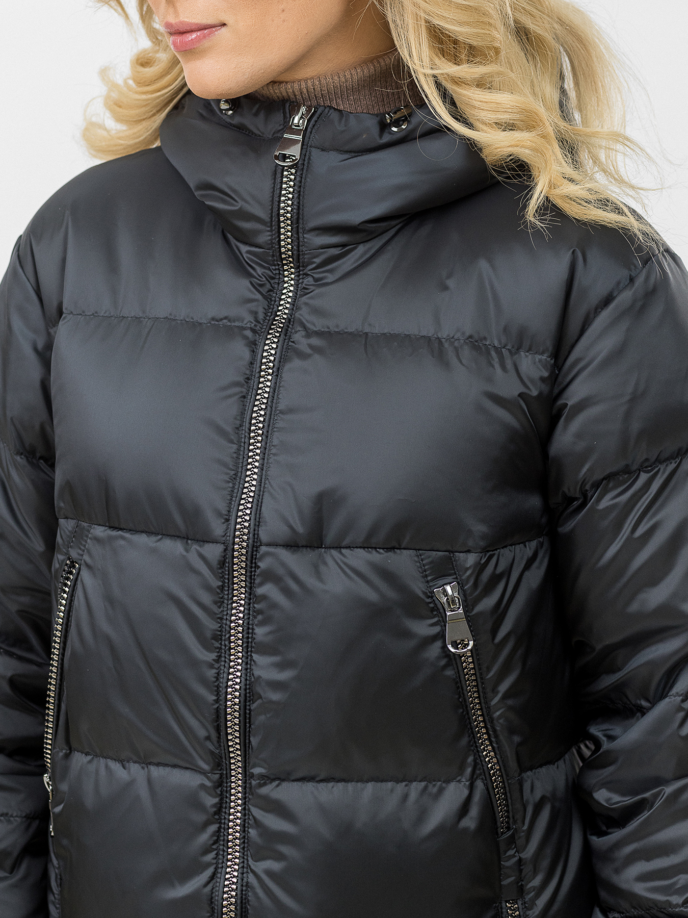 Пальто зимнее AVI 433515-022, цвет черный, размер 48 - фото 3
