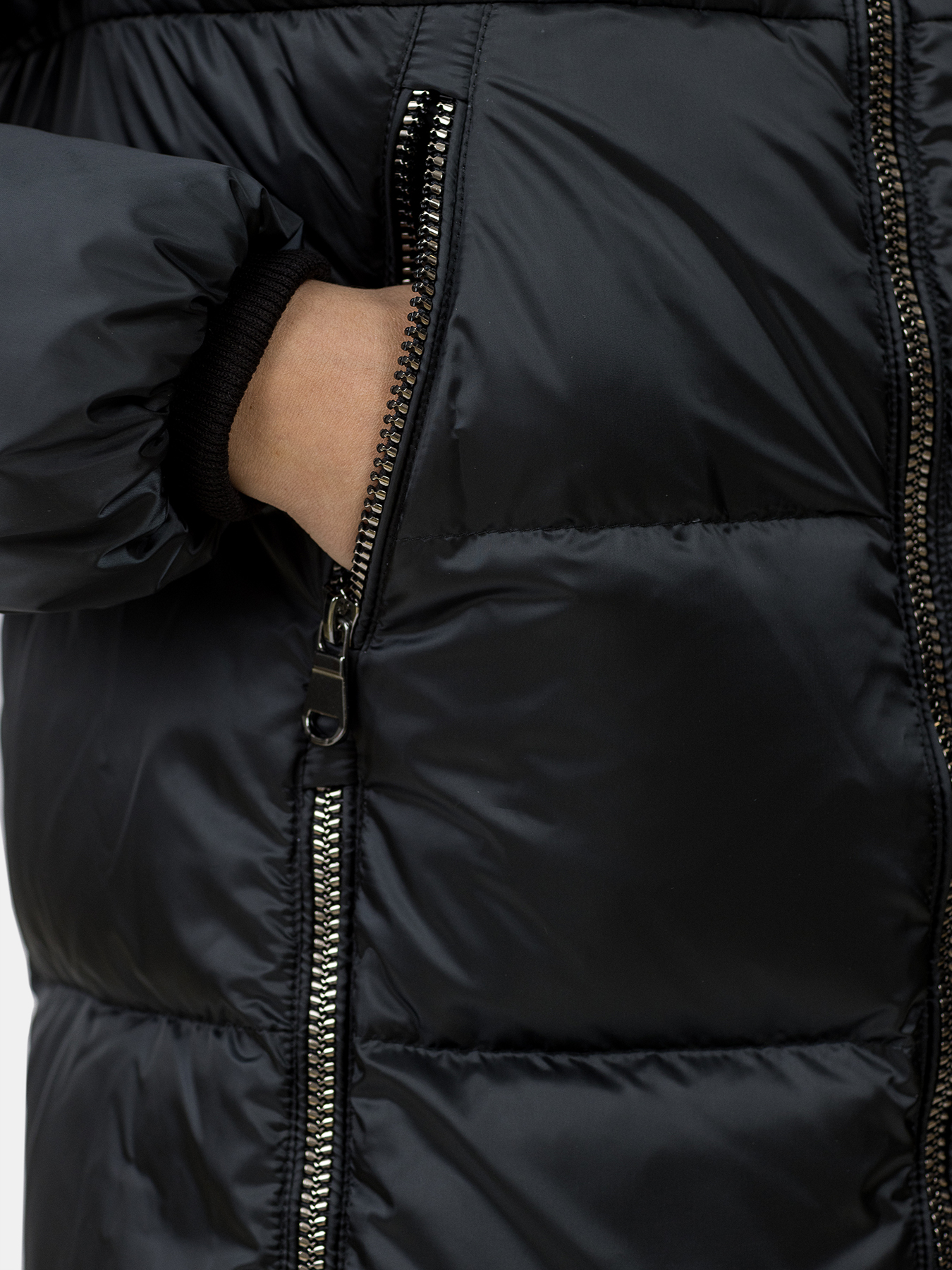 Пальто зимнее AVI 433515-022, цвет черный, размер 48 - фото 4