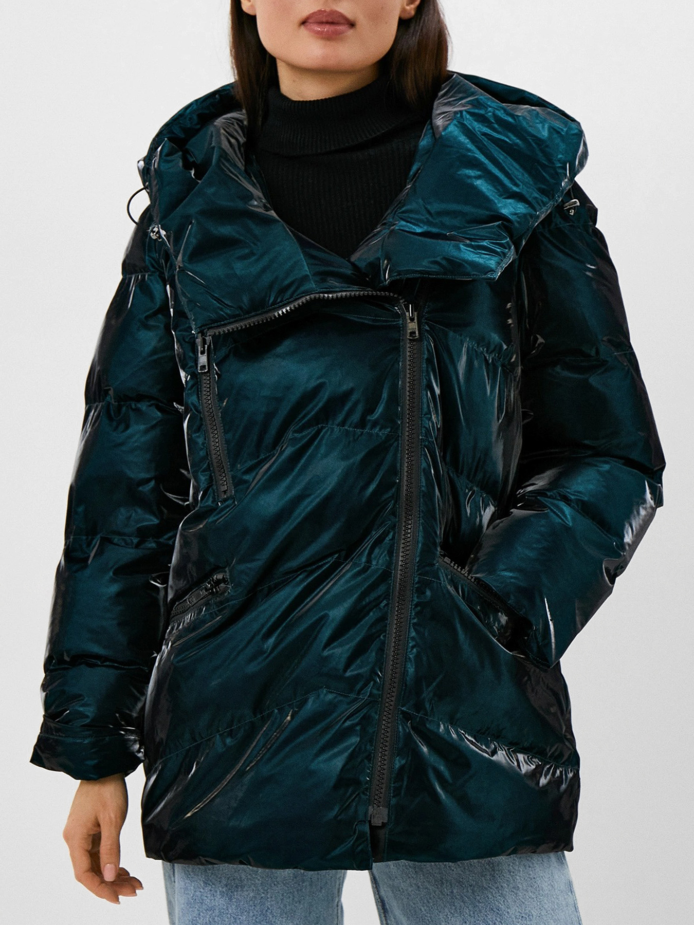 Куртка Dixi Coat 433528-018, цвет бирюзовый, размер 42