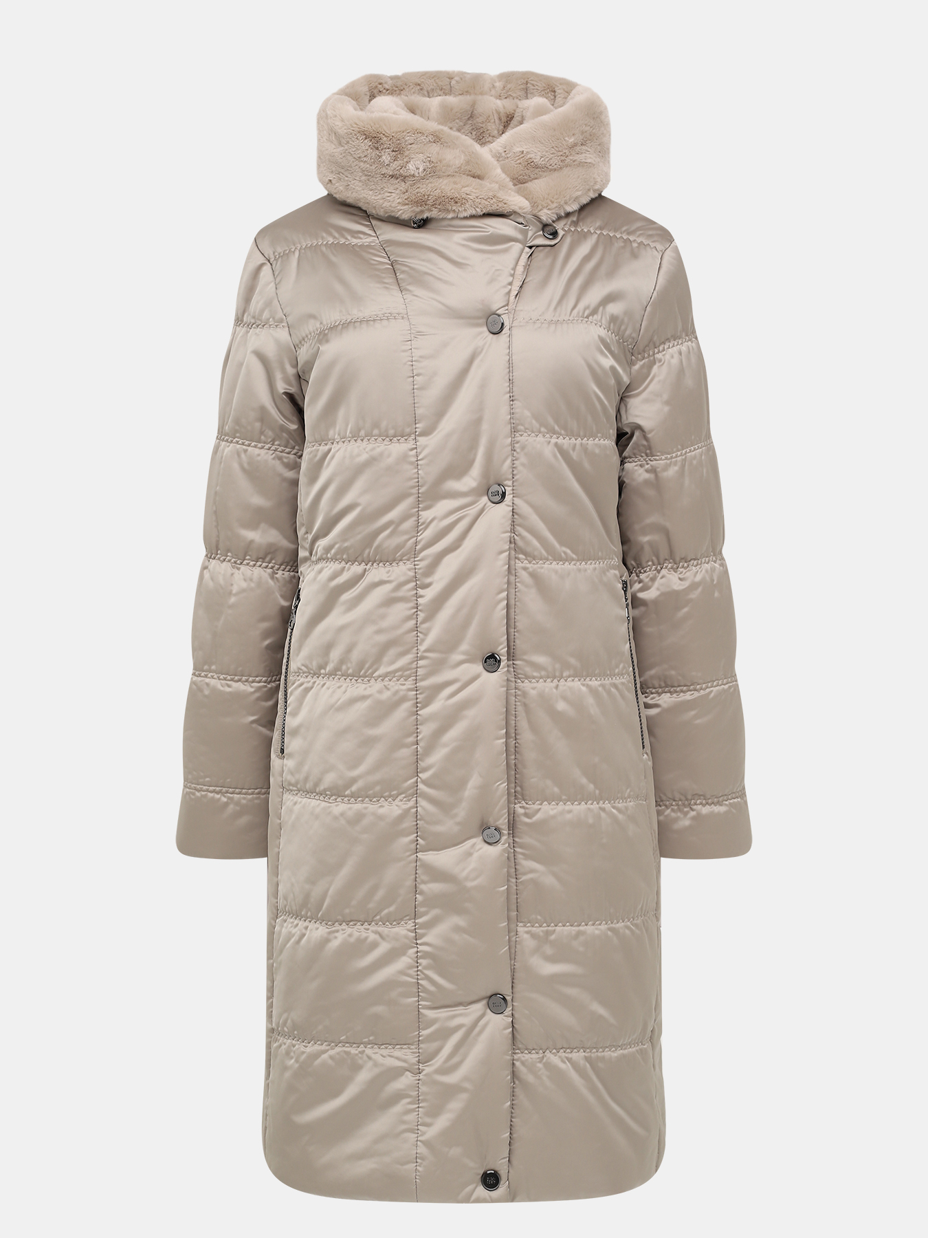 Пальто зимнее Dixi Coat 433547-026, цвет молочный, размер 56