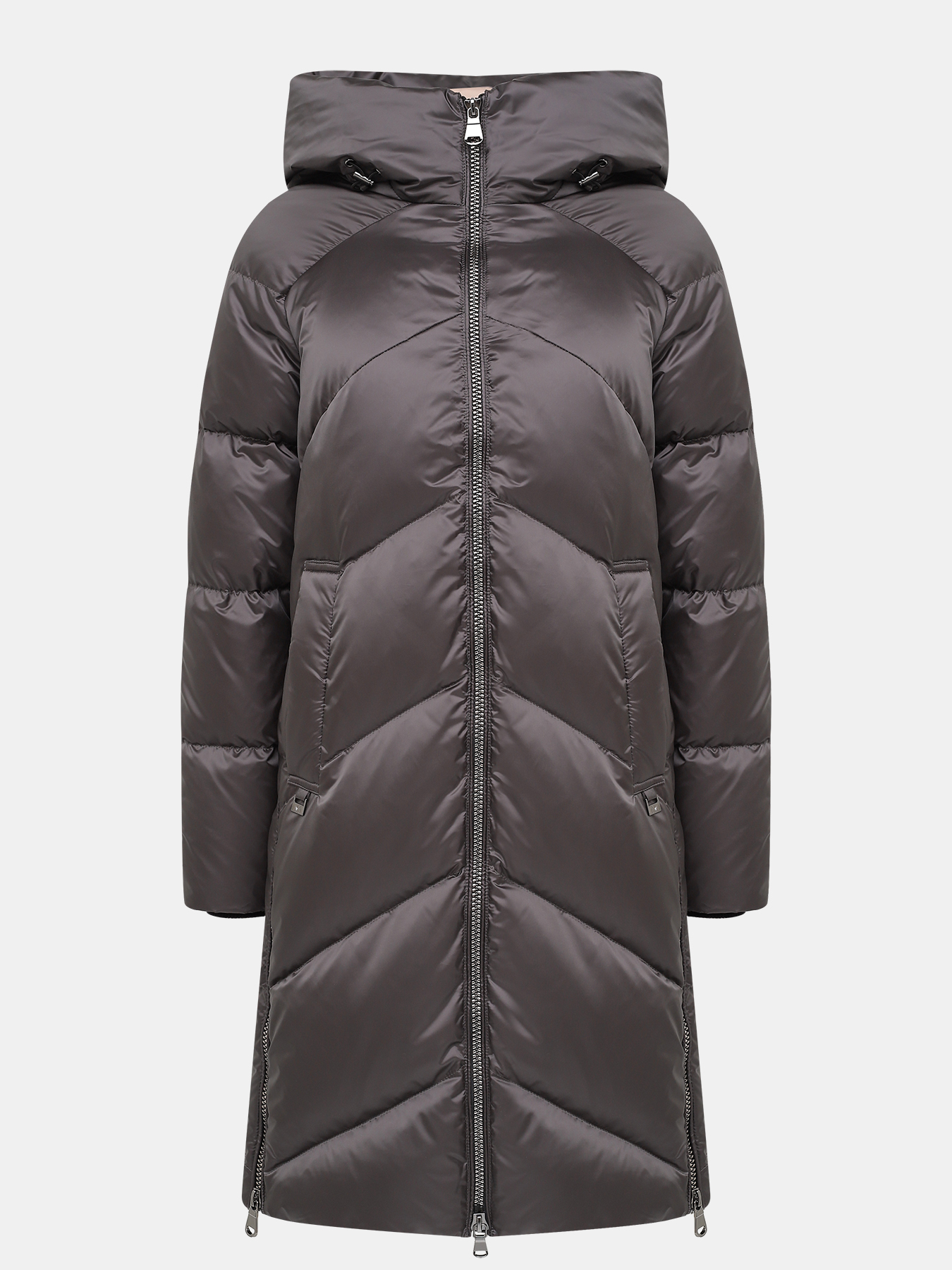 Пальто зимнее AVI 433557-023, цвет серый, размер 50