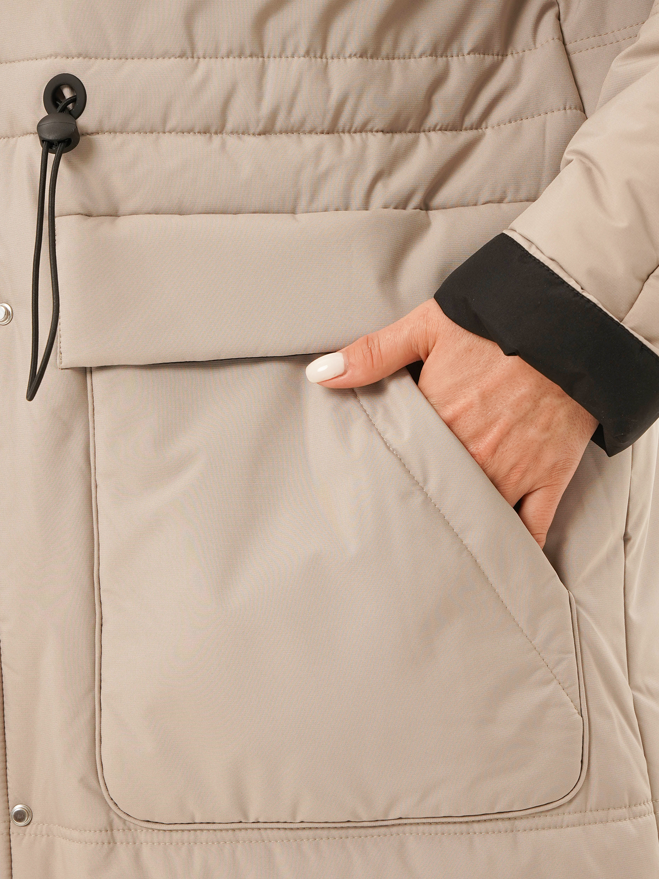 Пальто зимнее Maritta 433564-025, цвет бежевый, размер 48 - фото 7