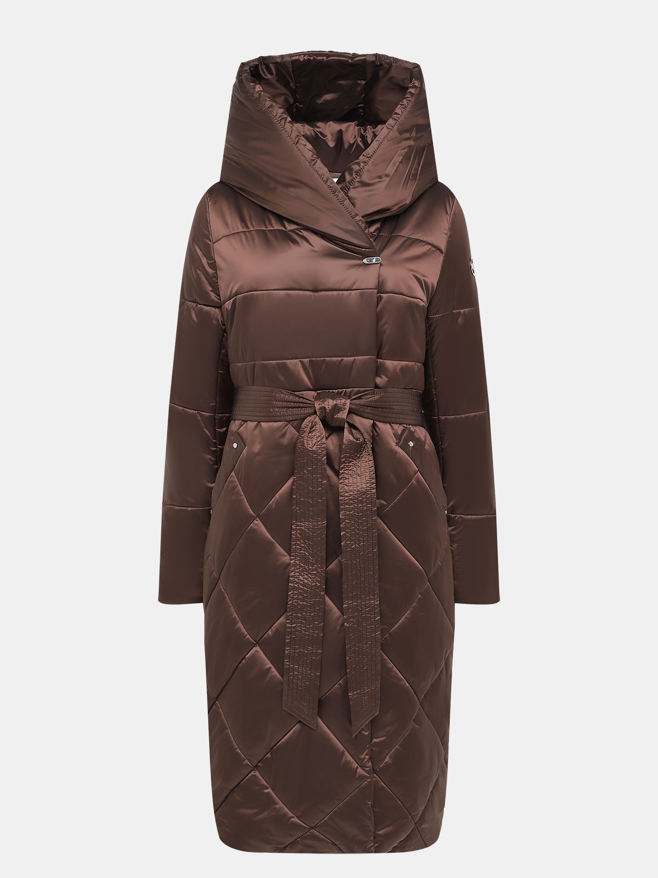 Пальто зимнее Maritta 433570-022, цвет коричневый, размер 48