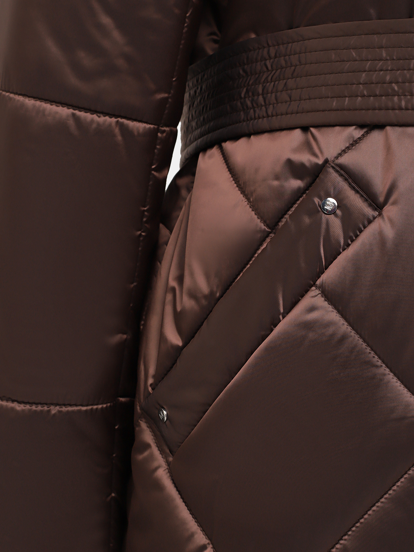 Пальто зимнее Maritta 433570-024, цвет коричневый, размер 52 - фото 3