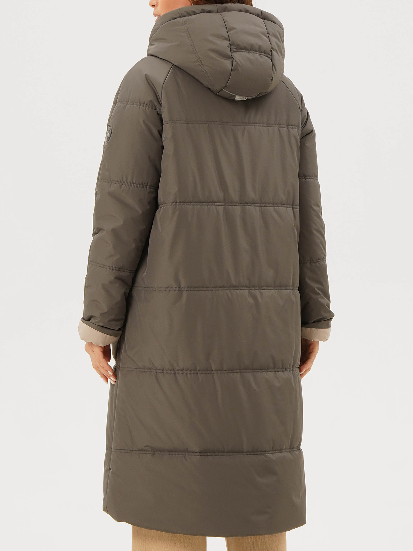Пальто зимнее Maritta 433583-026, цвет хаки, размер 50 - фото 6